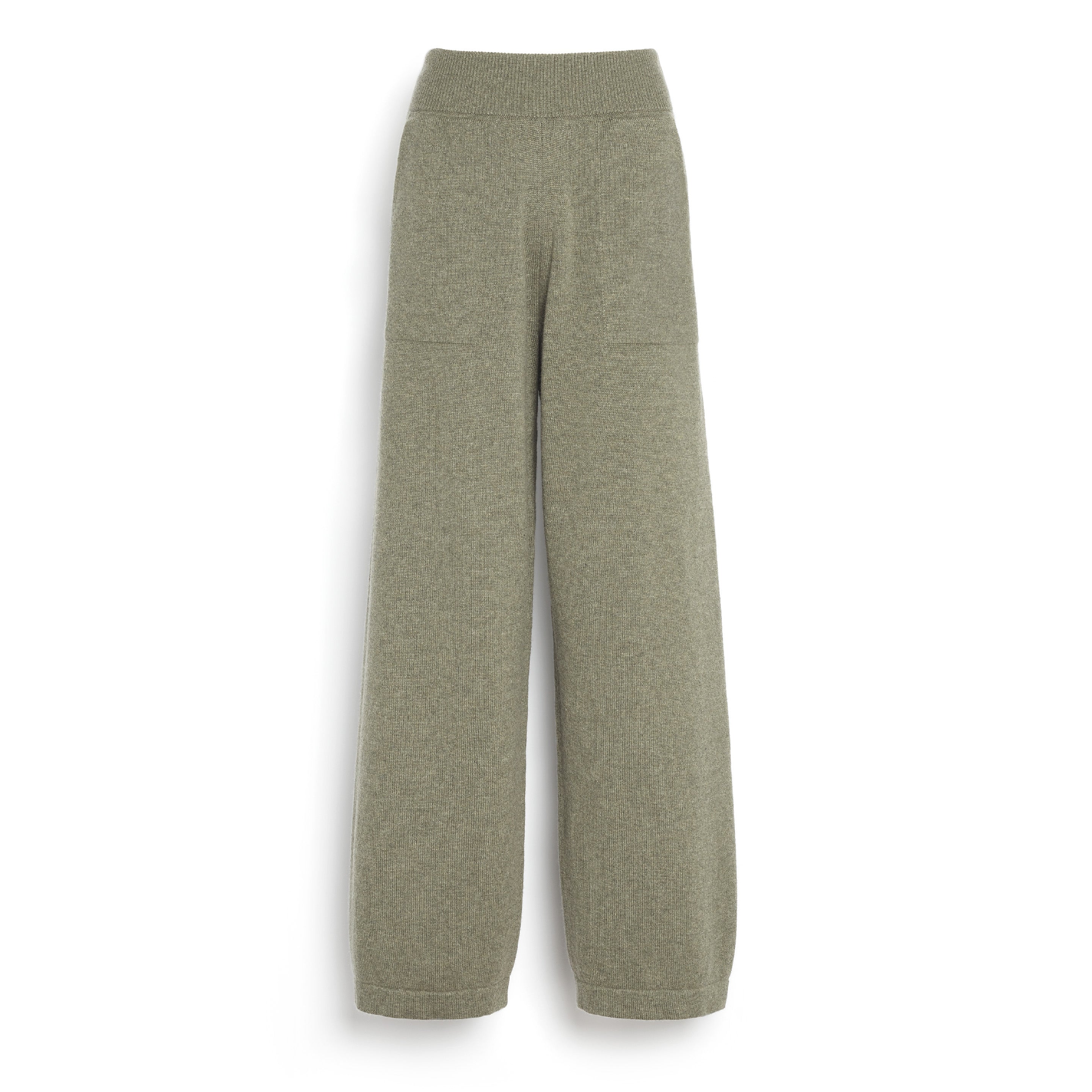 Timeless wide cashmere trousers