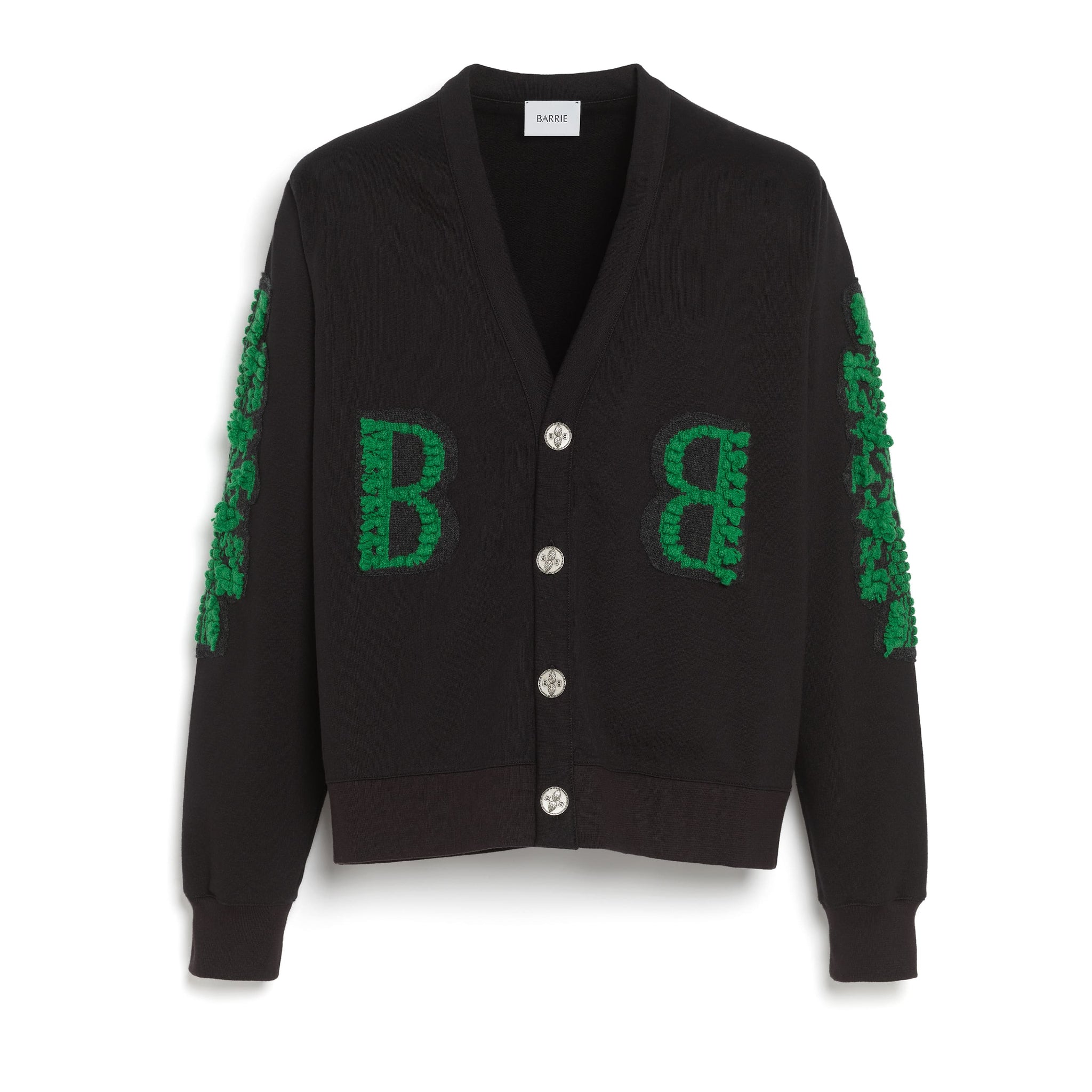 Cardigan in cotton with a cashmere B logo | Barrie - Barrie