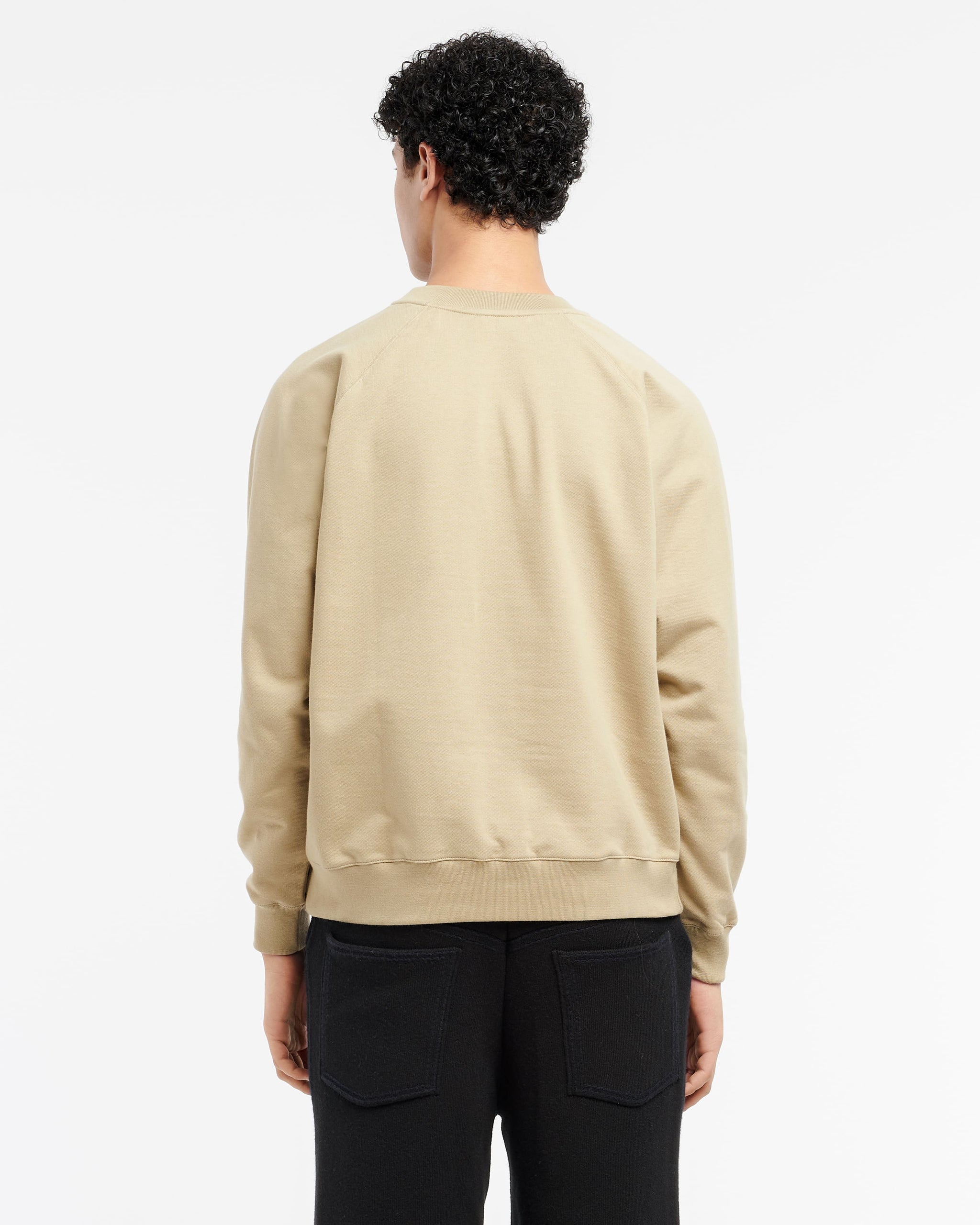 Sweat en coton avec patch logo B en cachemire | Barrie - Barrie
