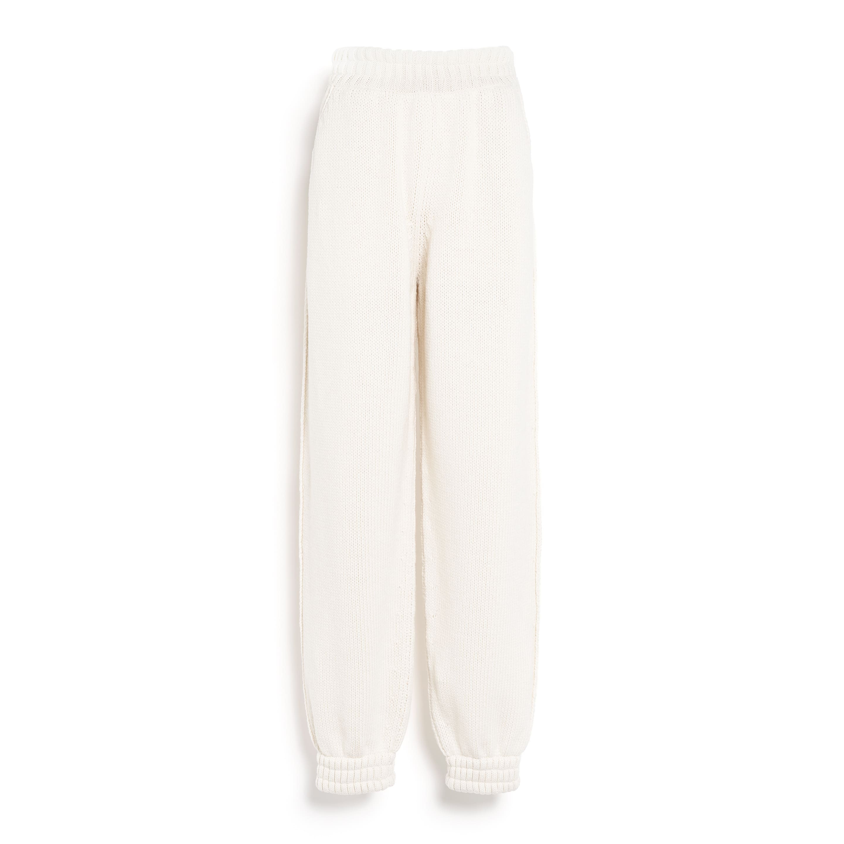 Trousers in chunky cashmere