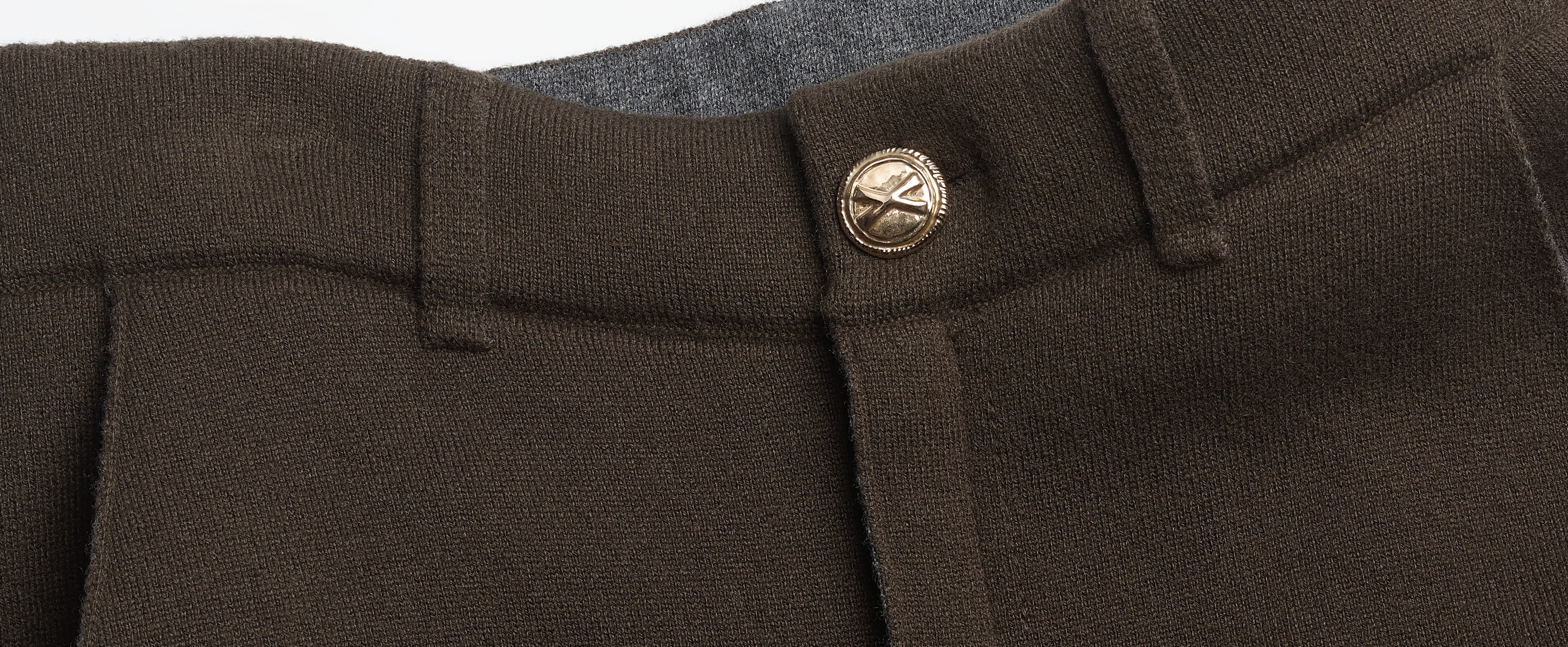 Chunky cashmere trousers