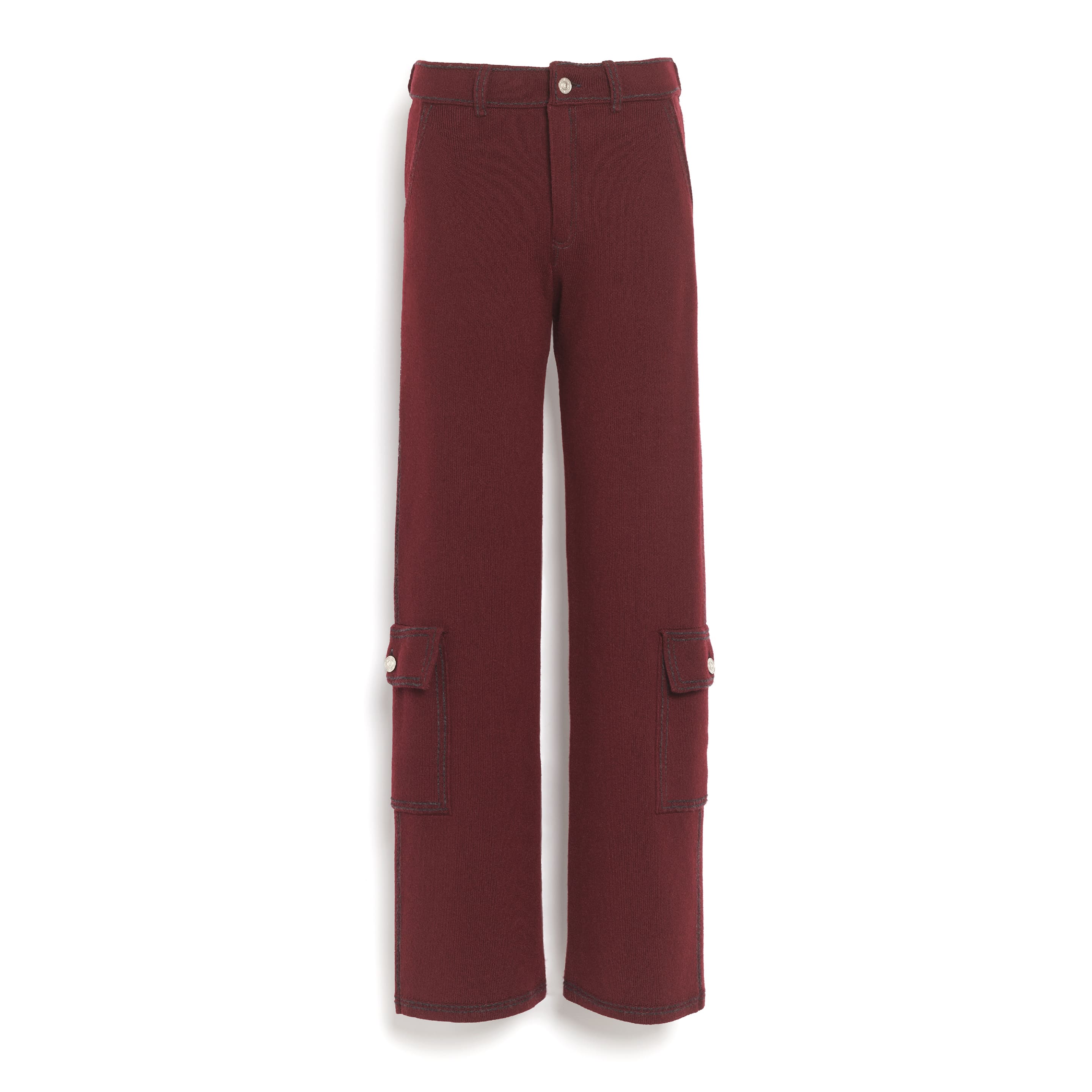 Pantalon Denim cargo en cachemire et coton
