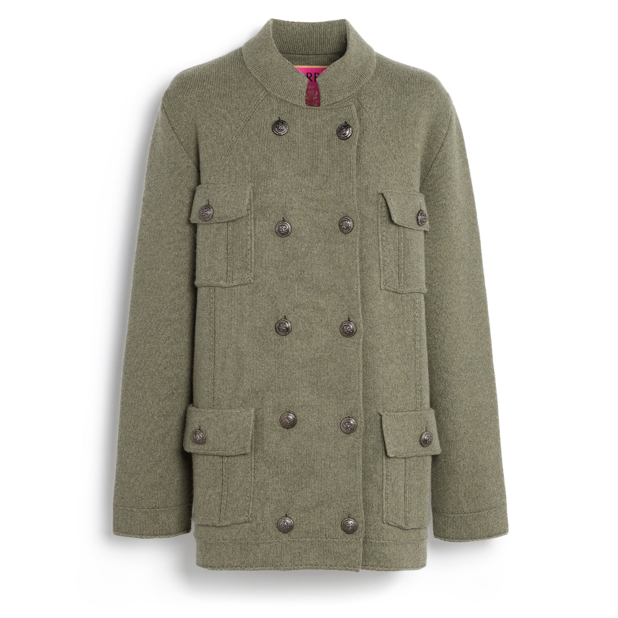 Cashmere and cotton military-style jacket | Barrie - Barrie