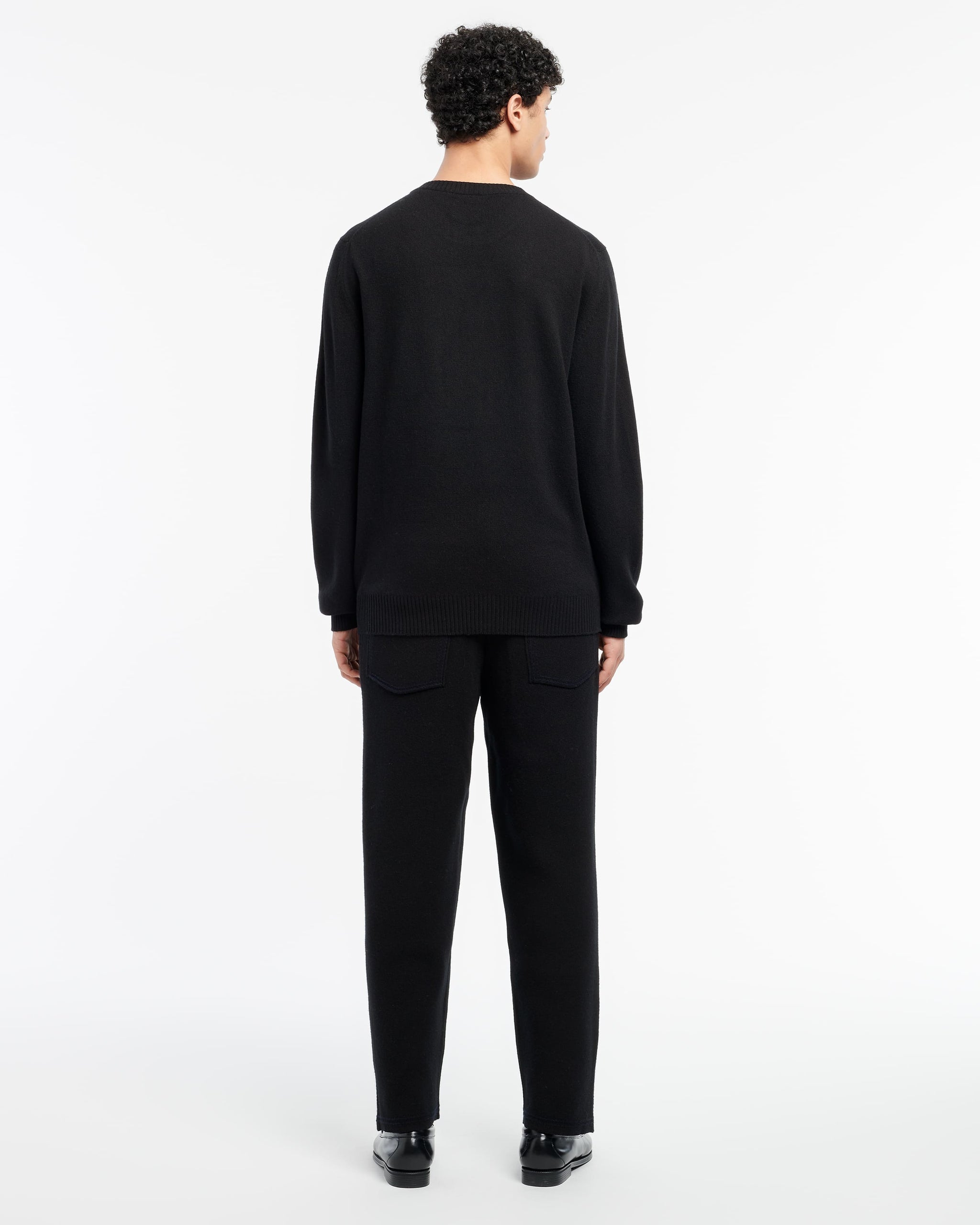 Sweat en coton avec patch logo B en cachemire | Barrie - Barrie