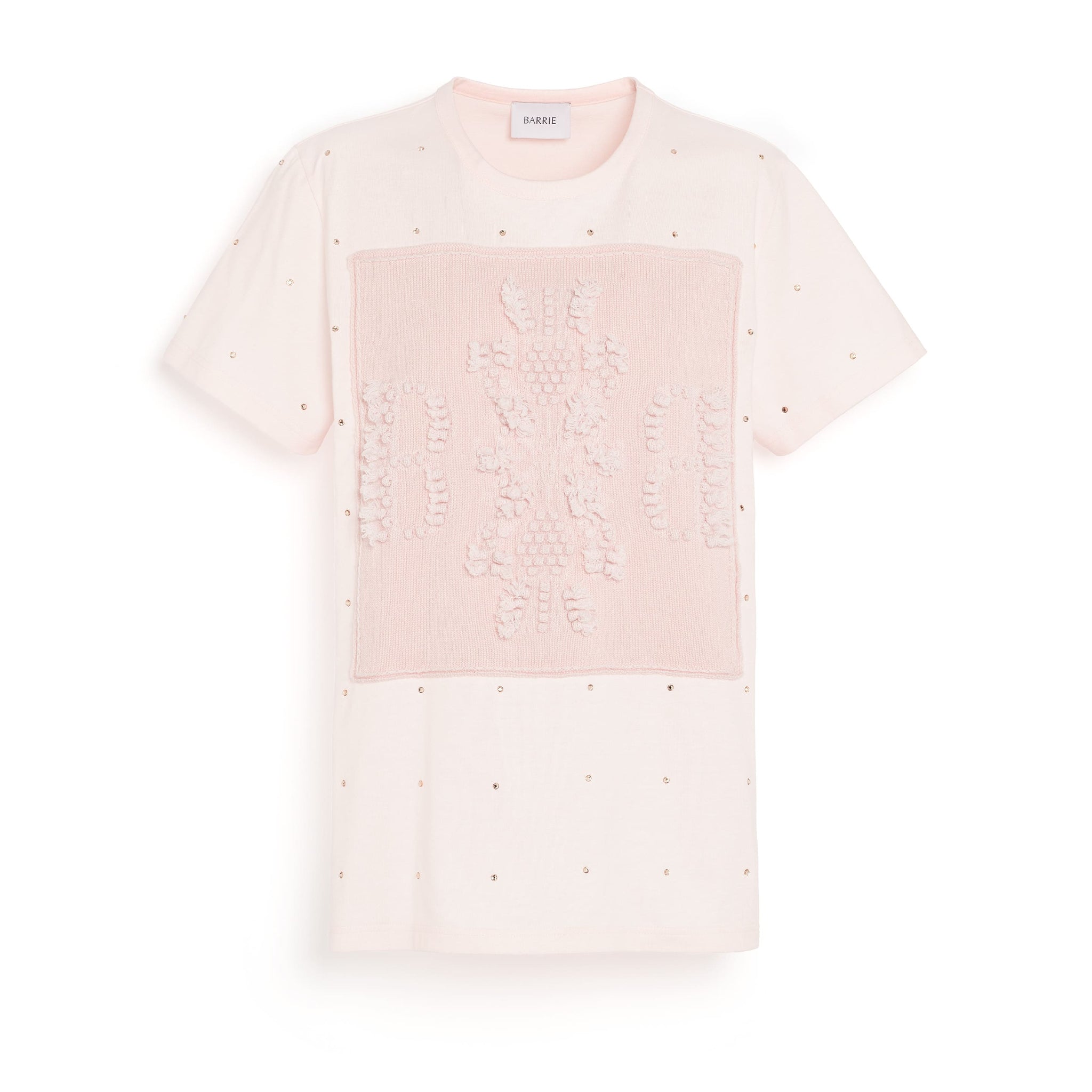 Sparkling T-Shirt with cashmere B logo patch | Barrie - Barrie