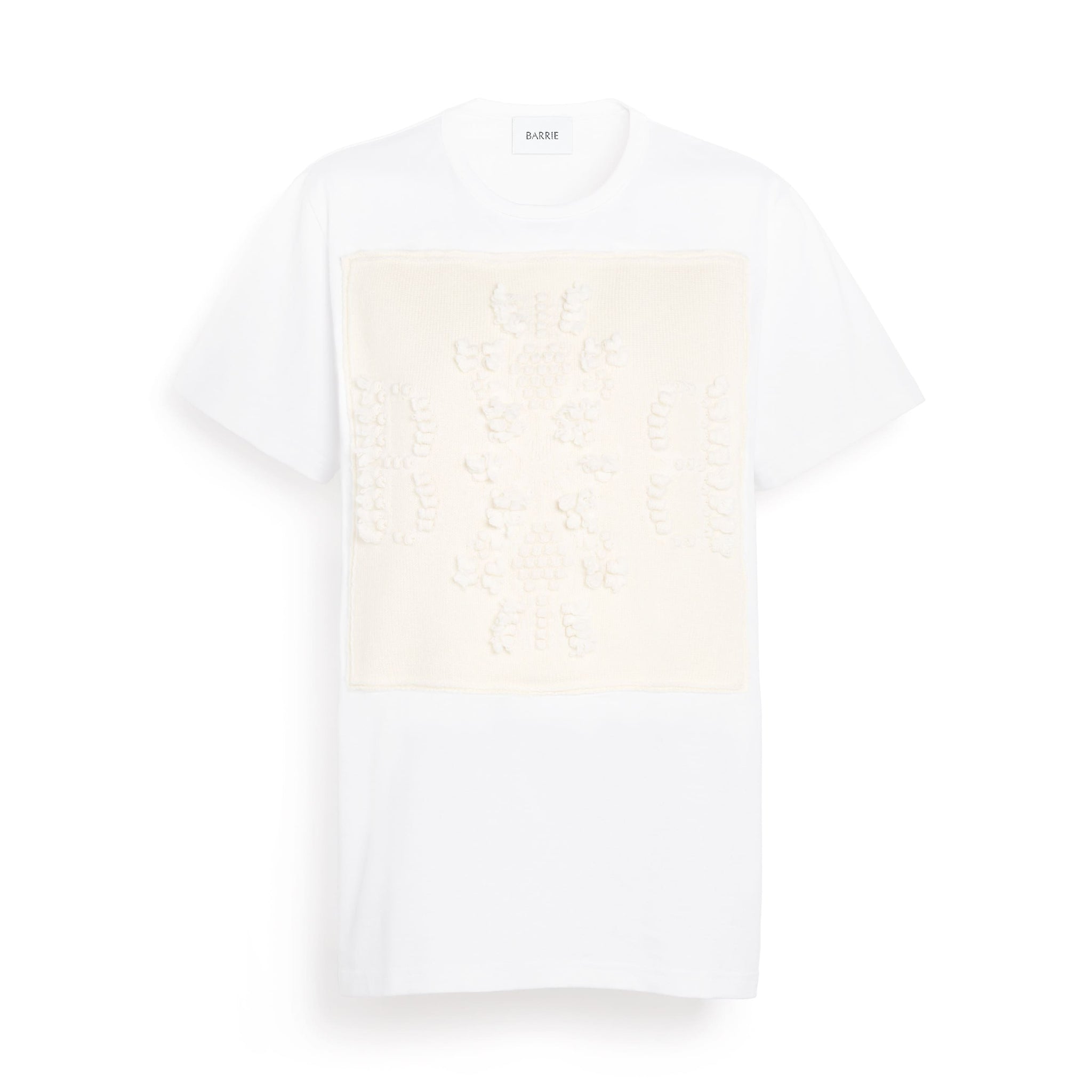 T-shirt with Barrie logo cashmere patch | Barrie - Barrie
