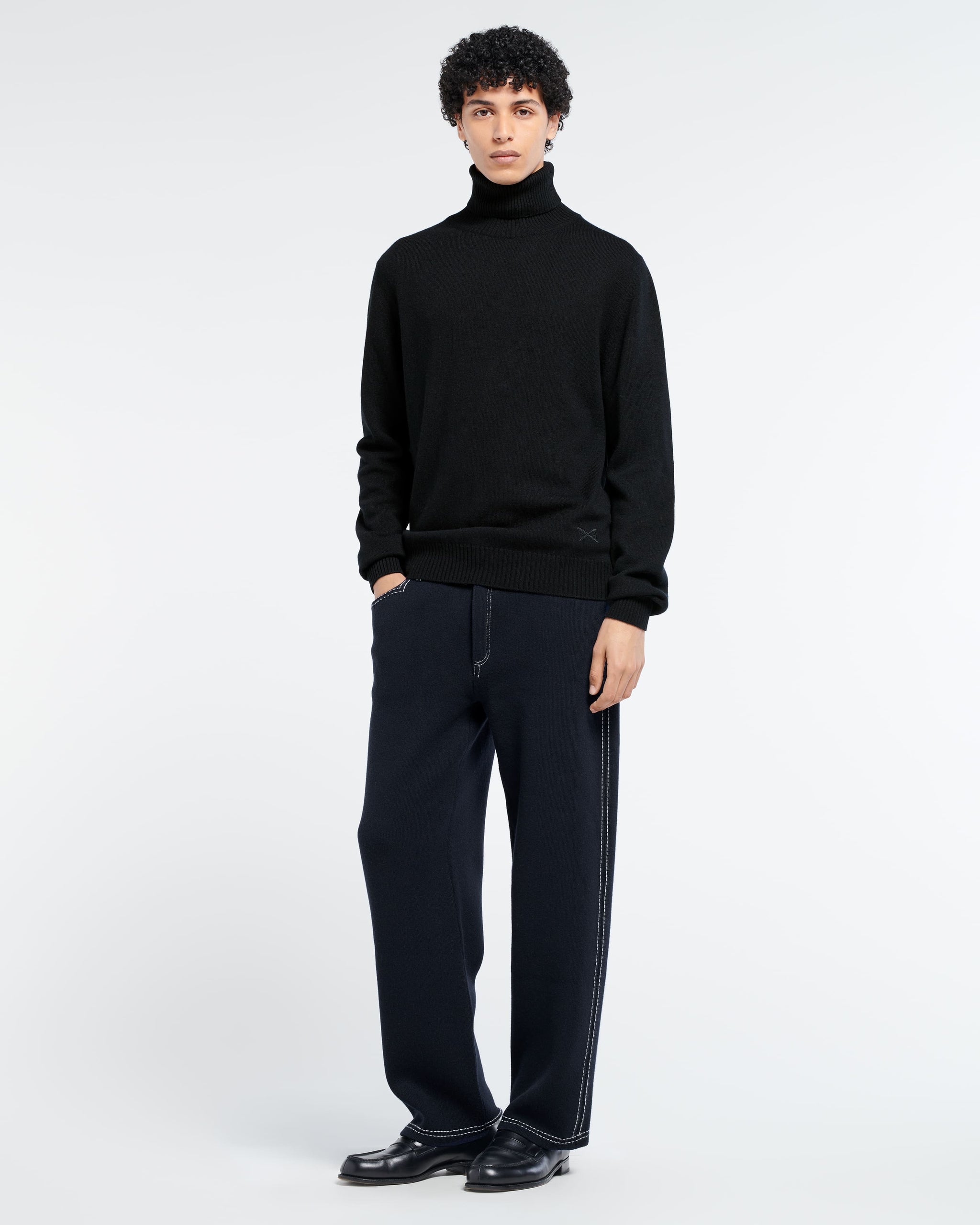 Pull col roulé B Label en cachemire | Barrie - Barrie