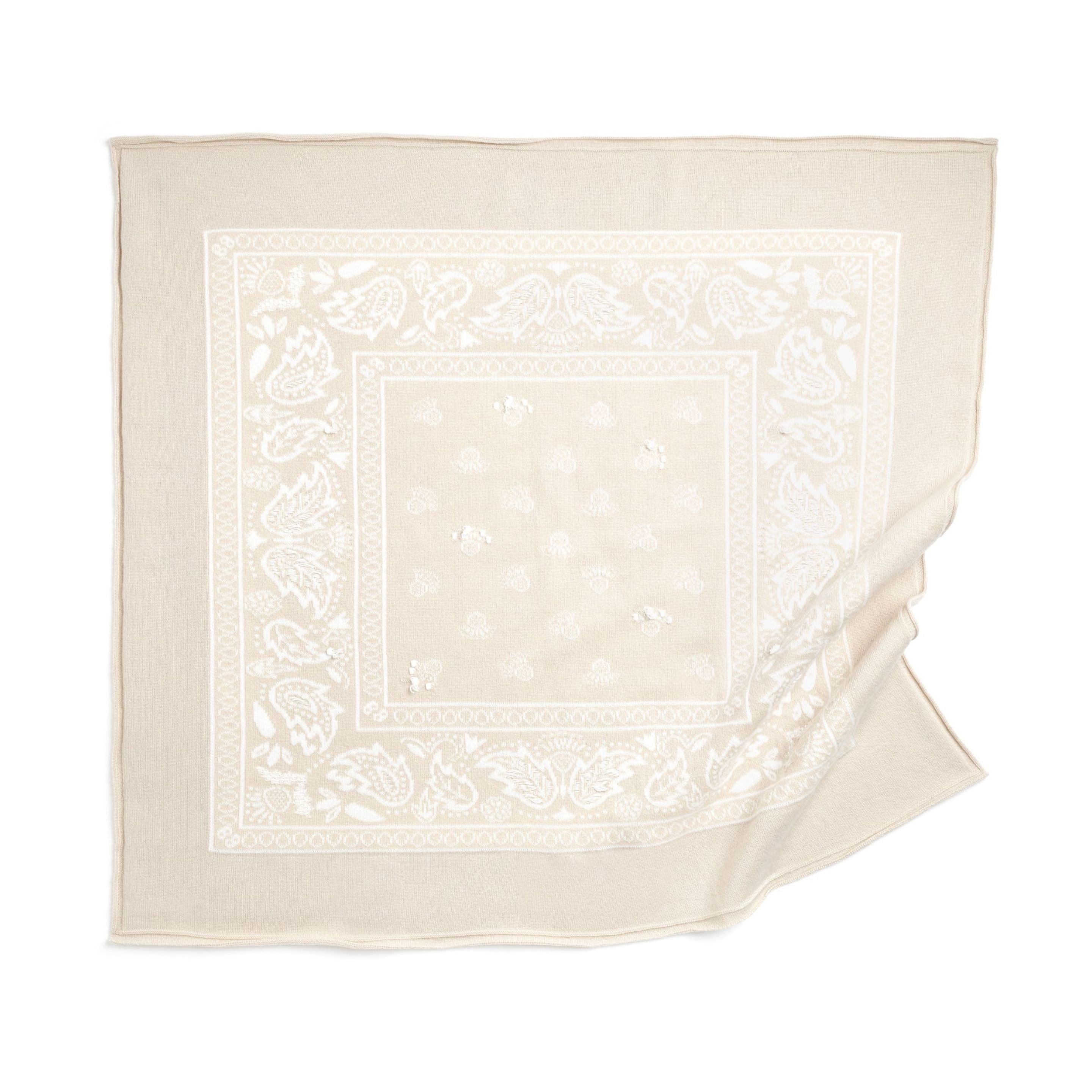 Carmen - Bandana tricoté en 100% cachemire gris anthracite Carmen - Bandana tricoté en 100% cachemire gris anthracite