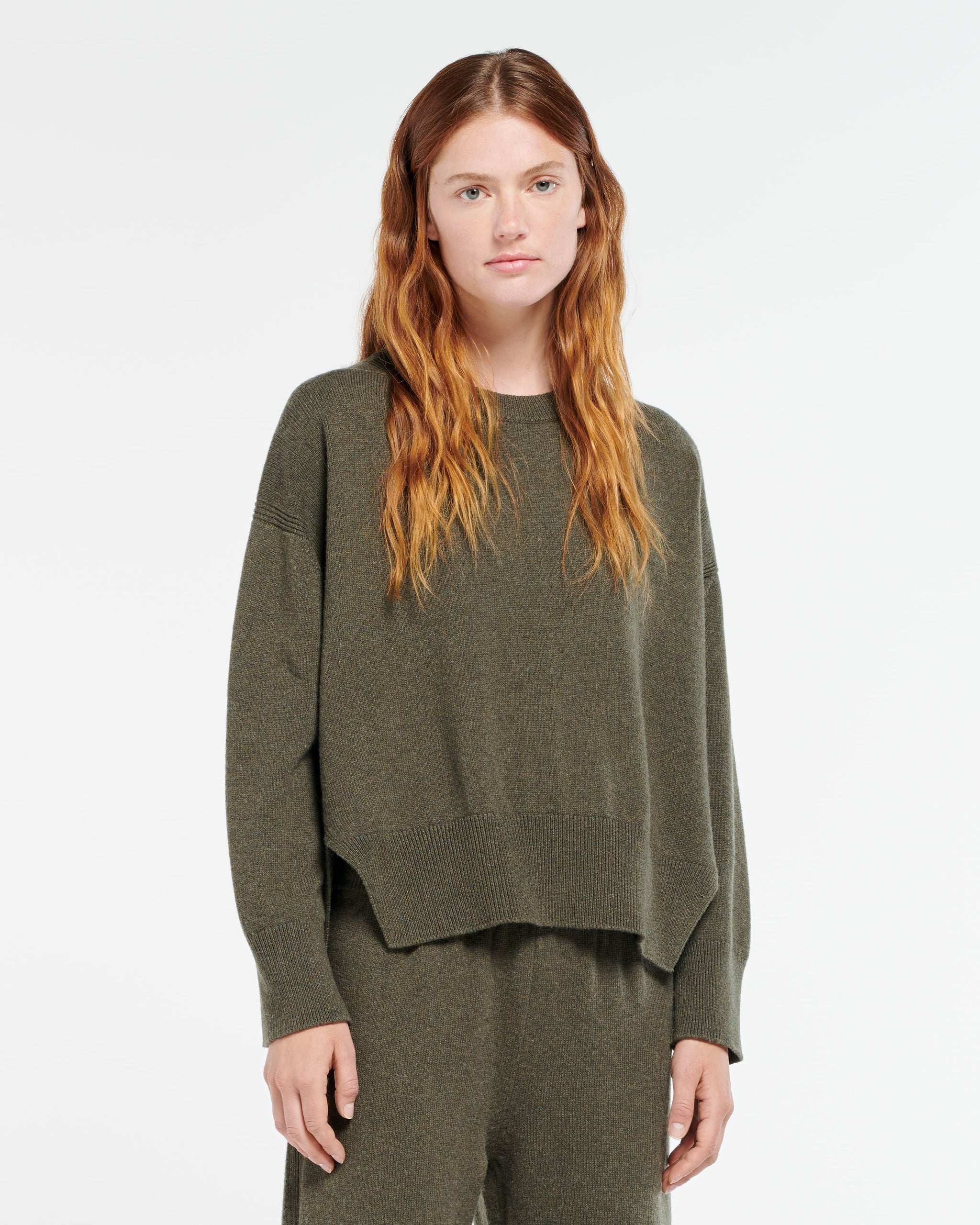 Pull col rond oversize en cachemire | Barrie - Barrie