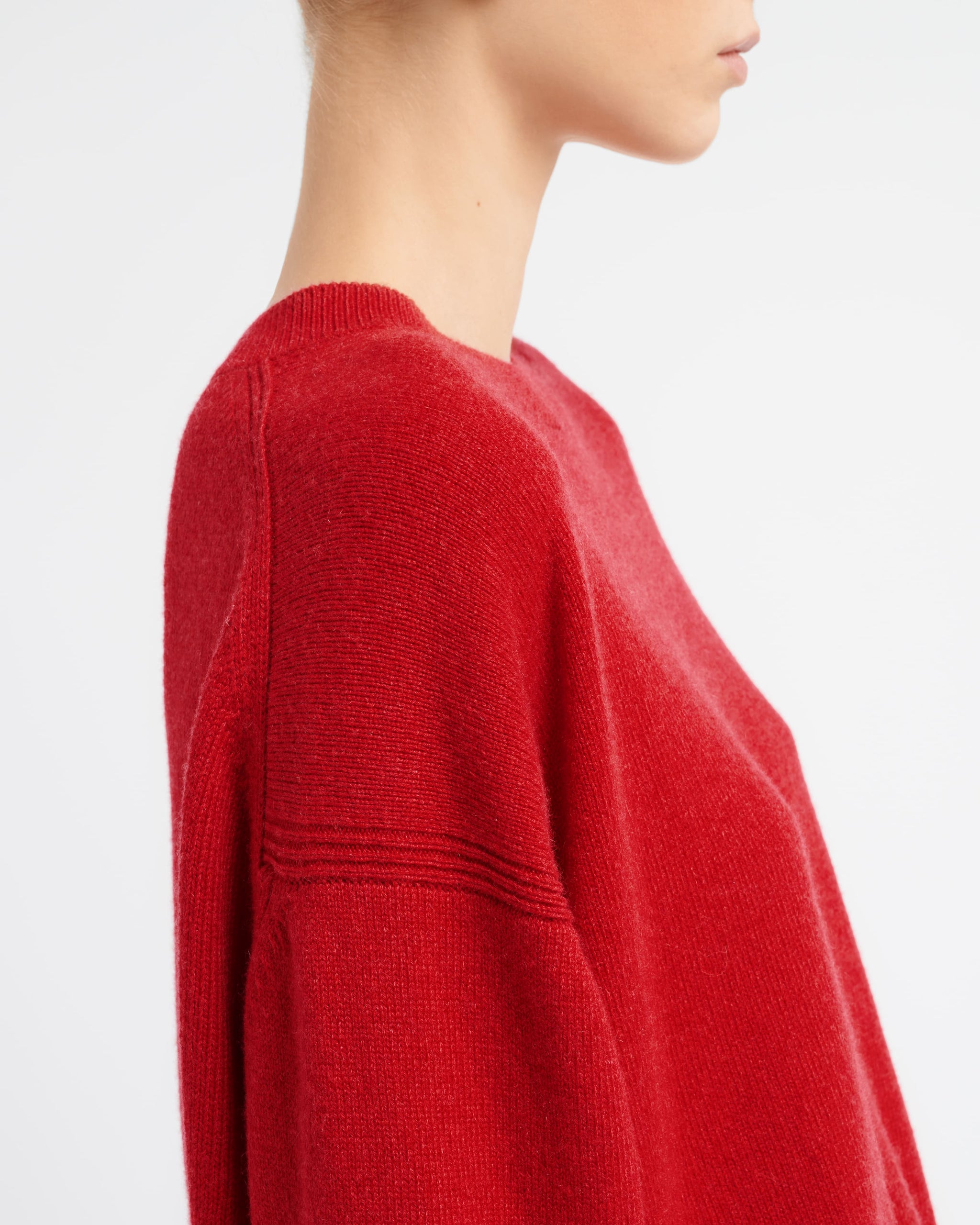 Pull col rond oversize en cachemire | Barrie - Barrie
