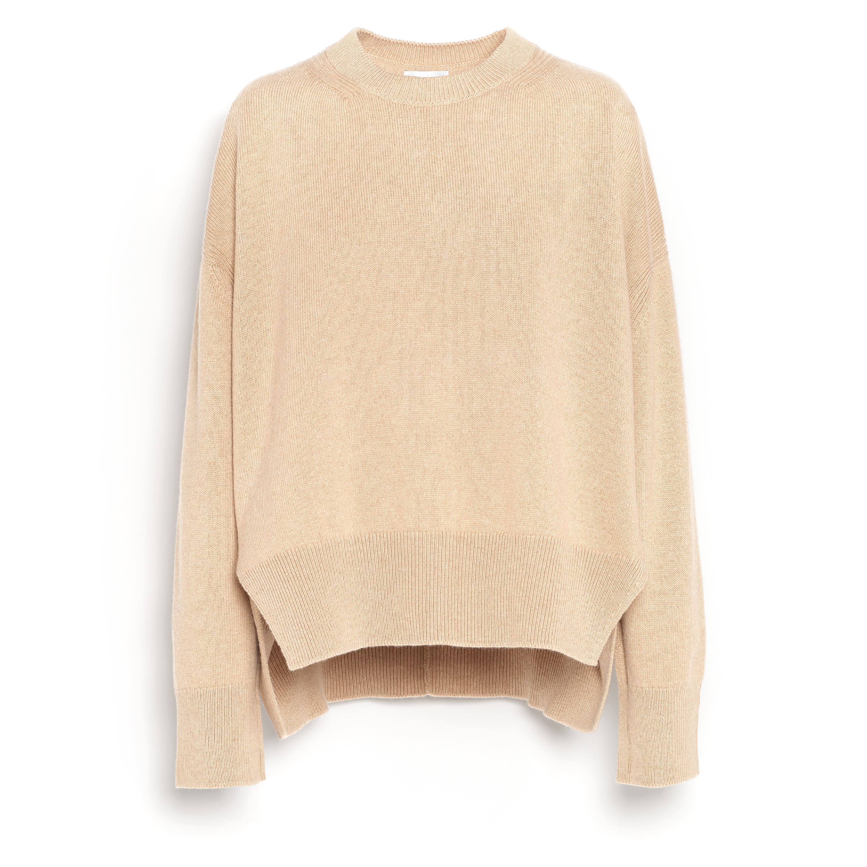 Pull col rond oversize en cachemire