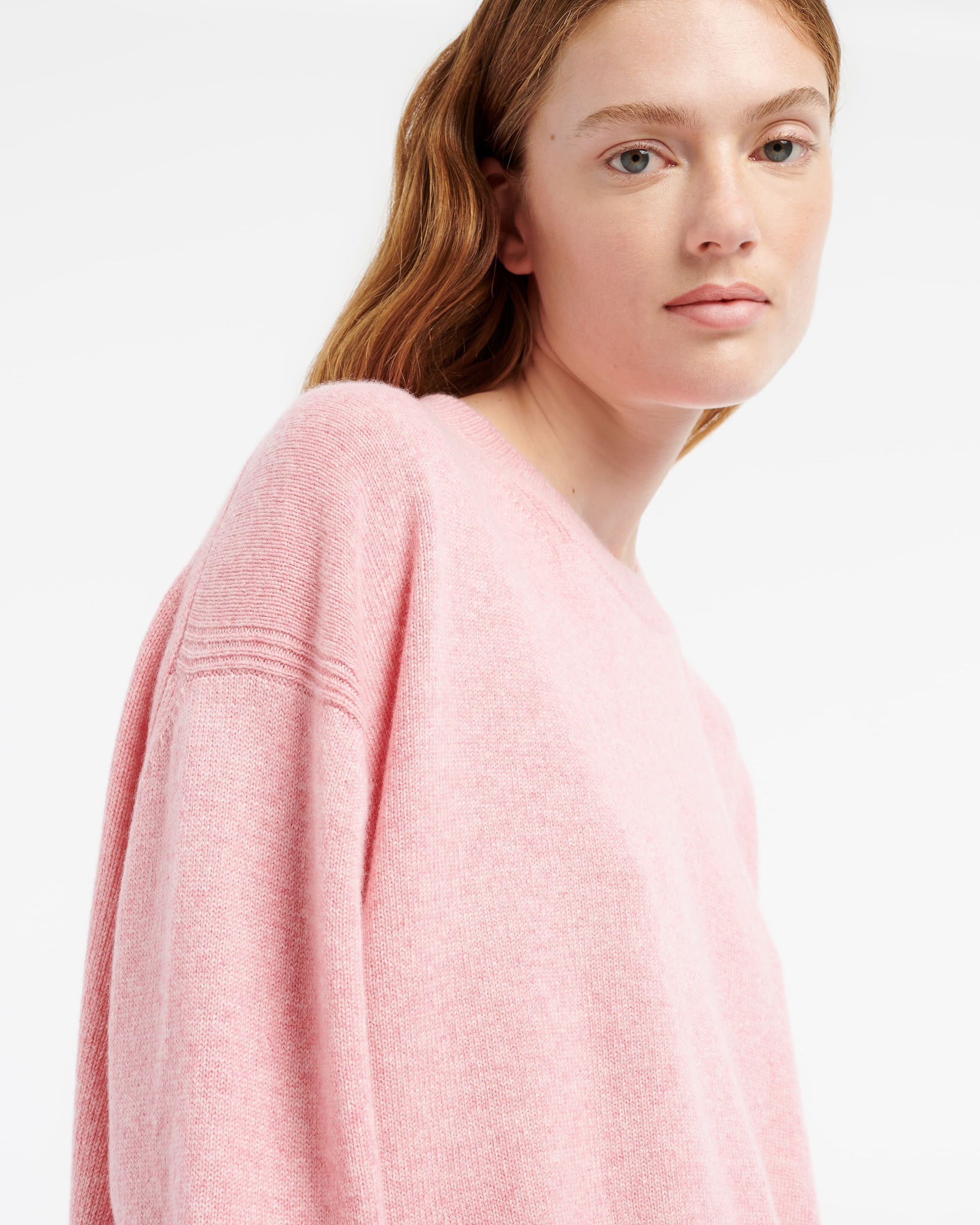 Pull col rond oversize en cachemire | Barrie - Barrie