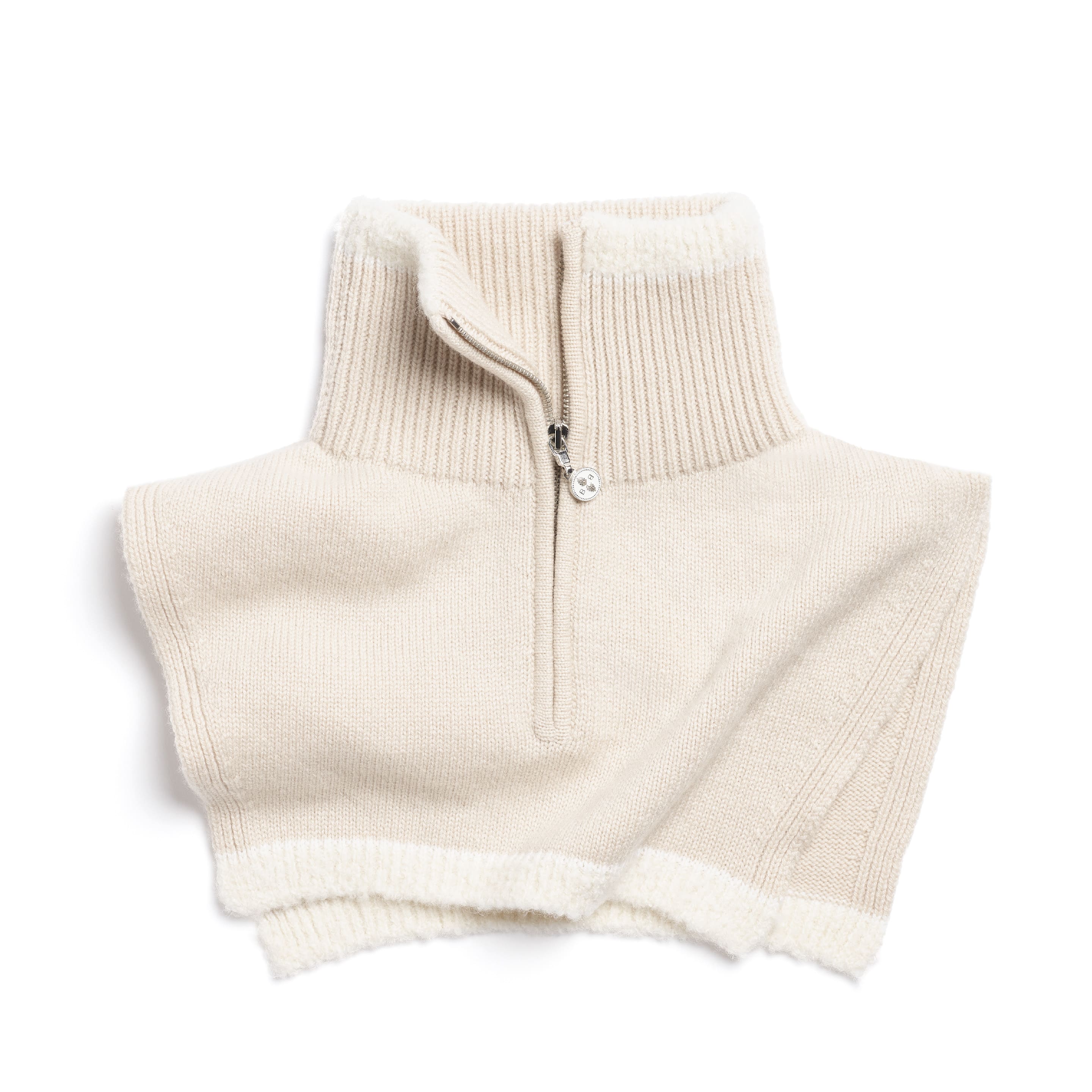 Shearling collar in cashmere and alpaca