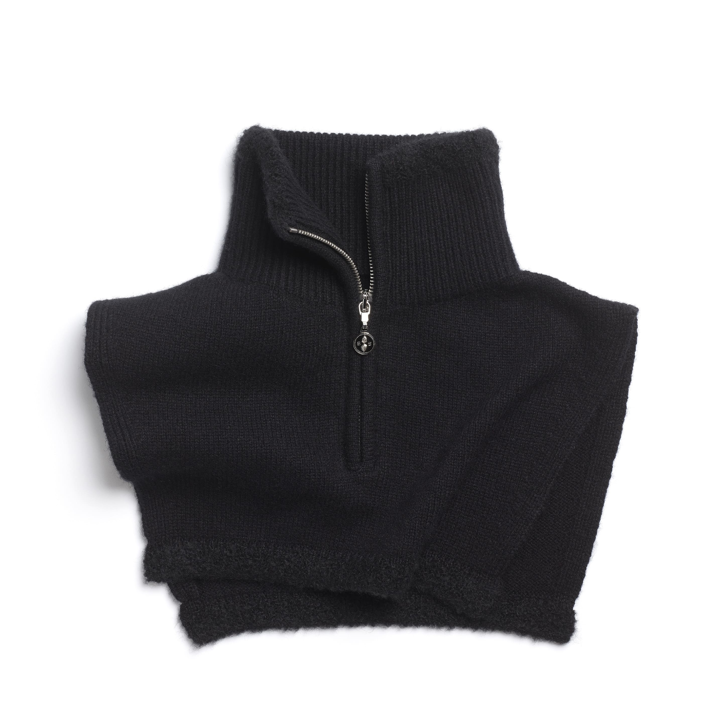 Shearling collar in cashmere and alpaca