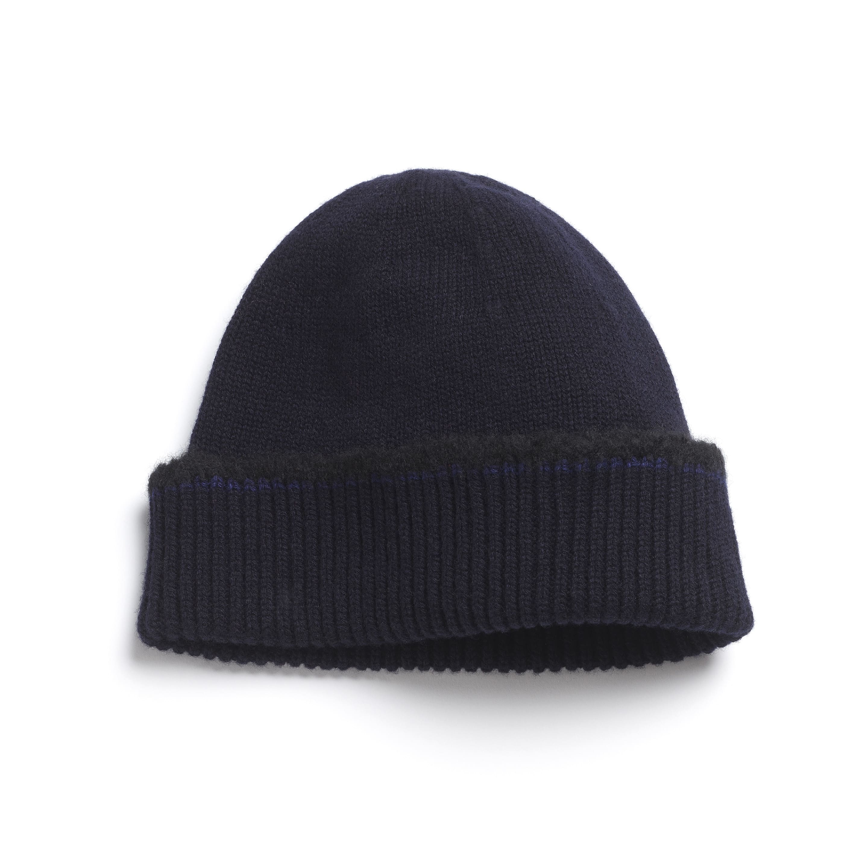 Shearling-effect cashmere beanie