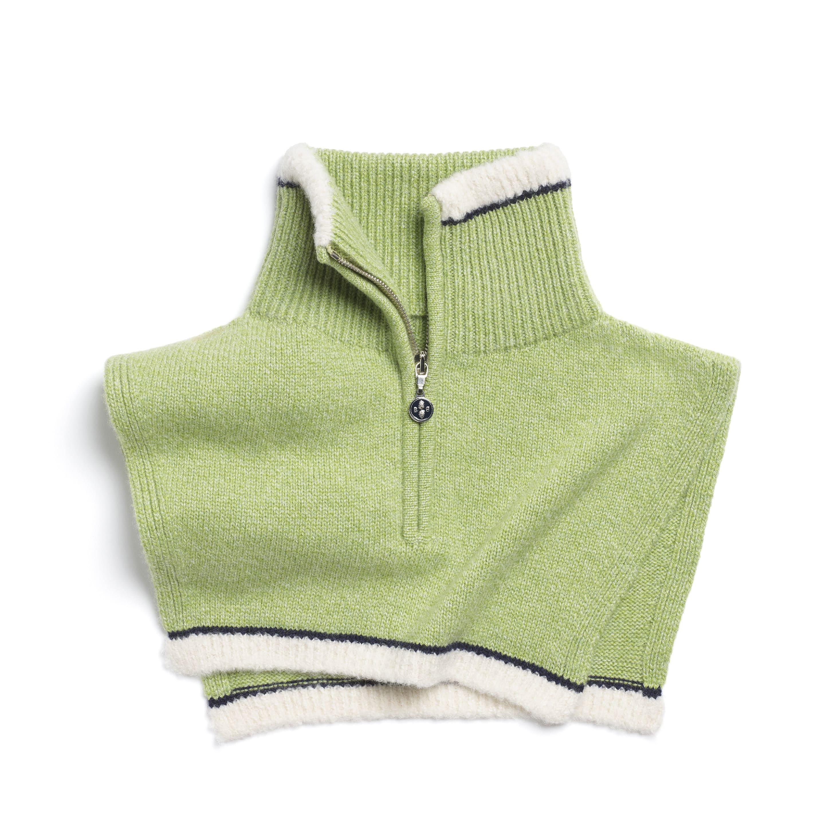 Shearling collar in cashmere and alpaca