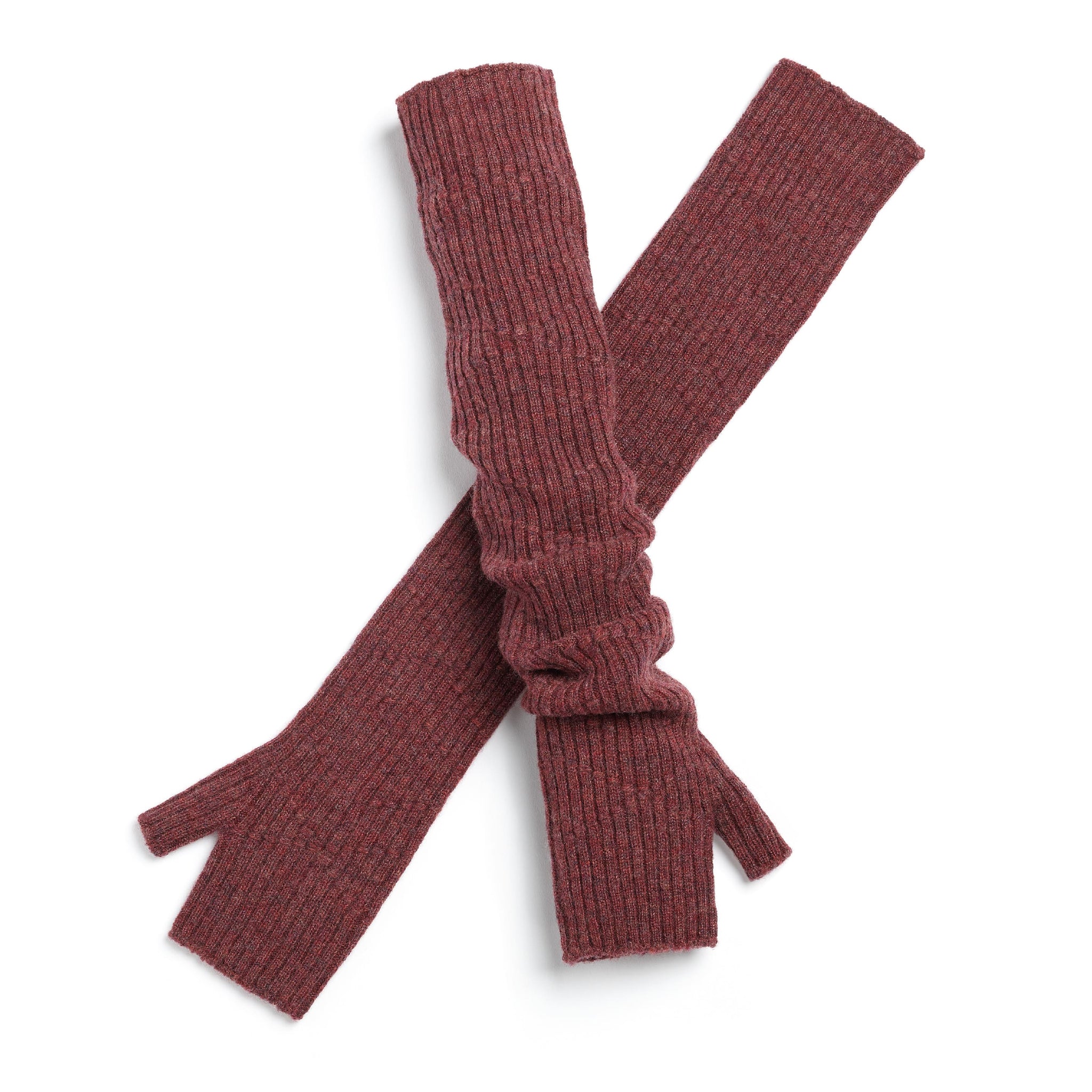 Long cashmere fingerless gloves | Barrie - Barrie