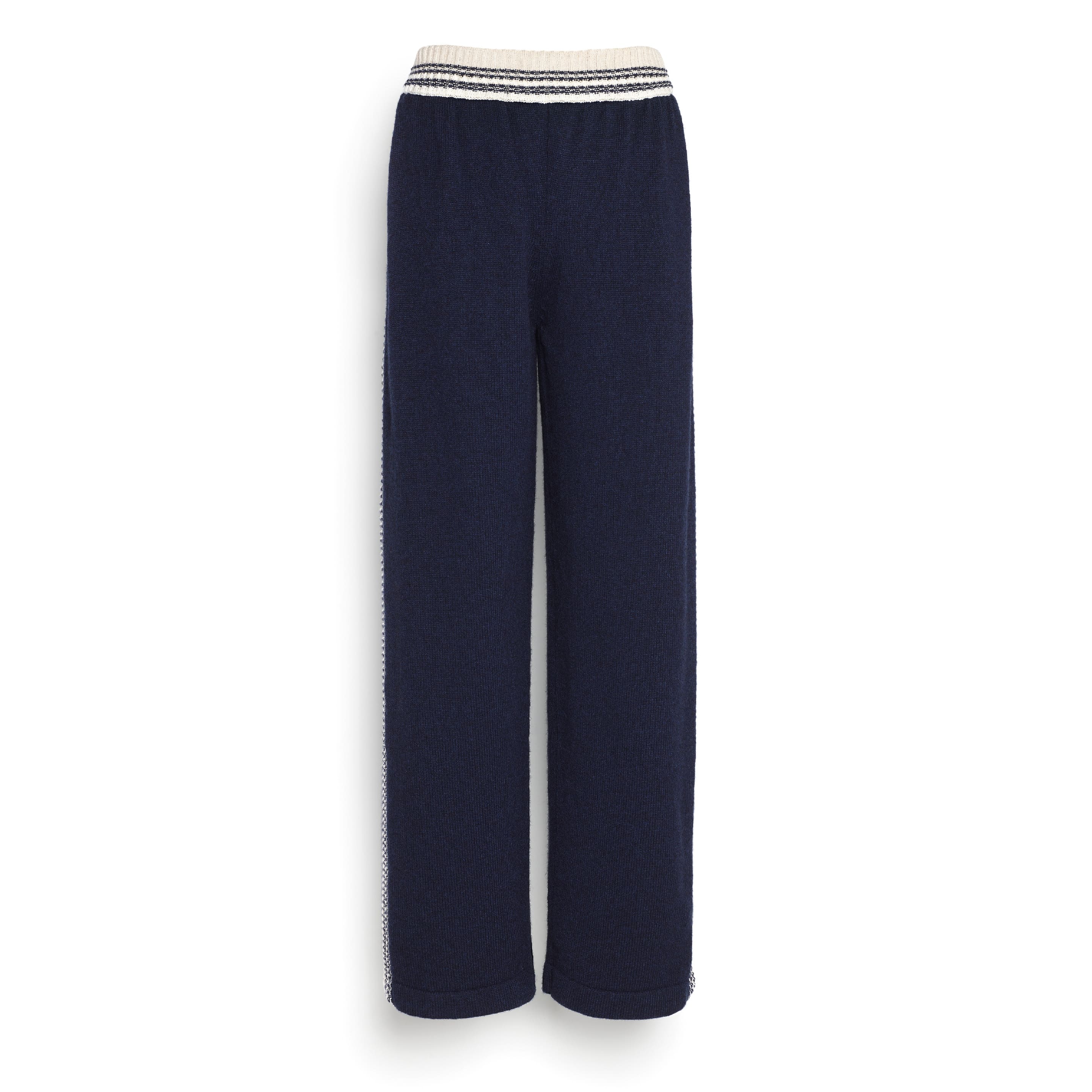 Pantalon chiné en cachemire