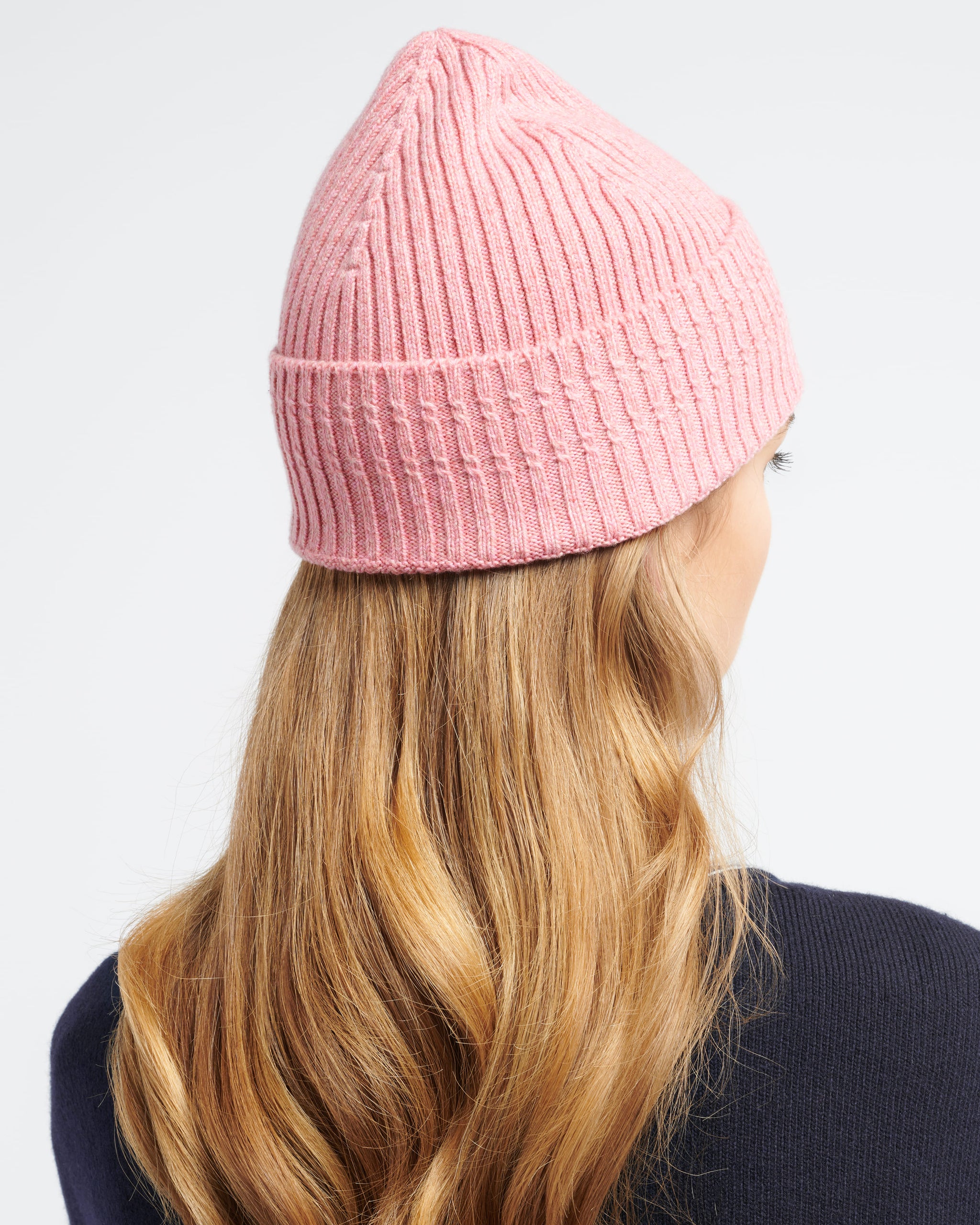 Beanie hat in flecked cashmere | Barrie - Barrie