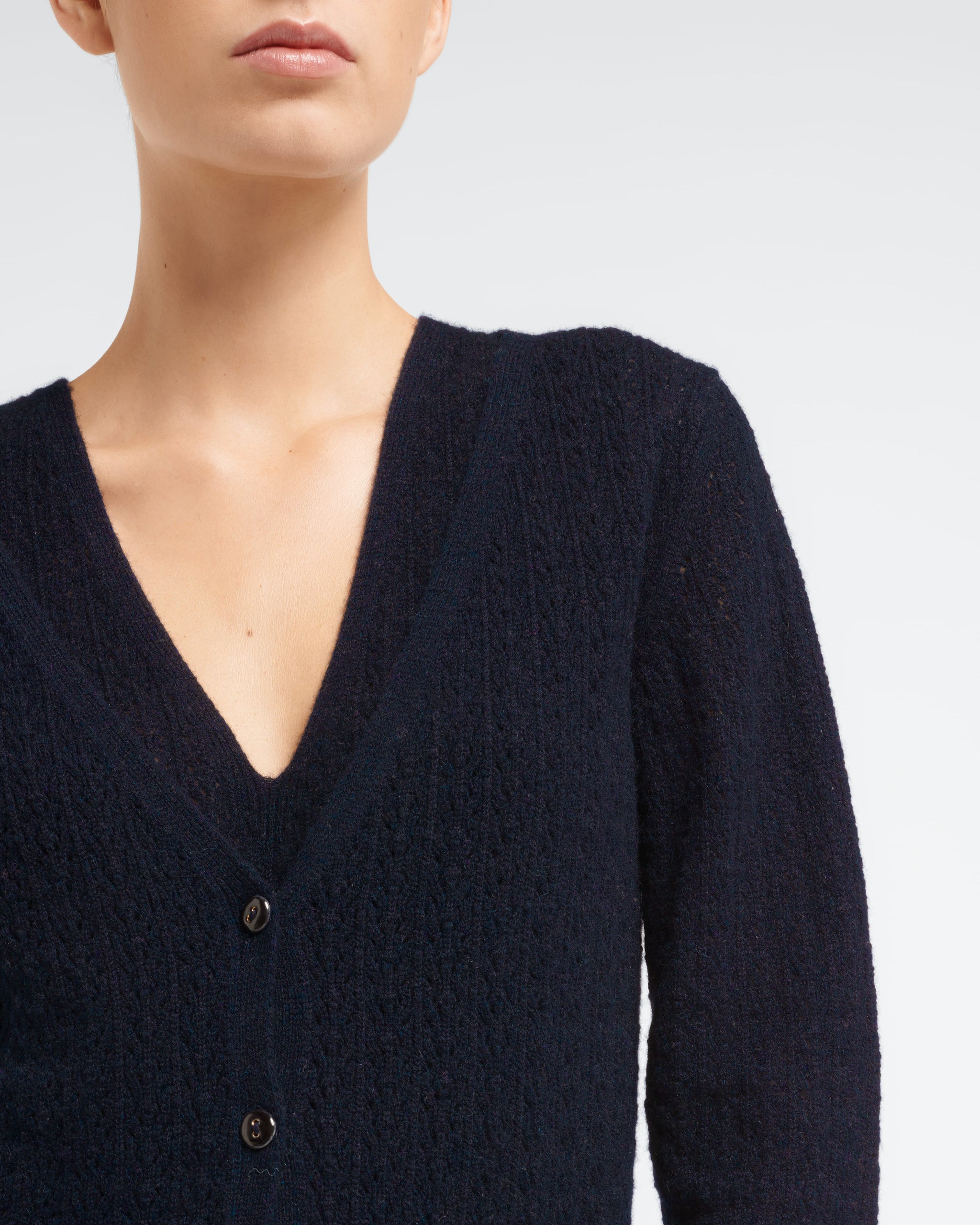 캐시미어 레이스 카디건 | Barrie - Barrie