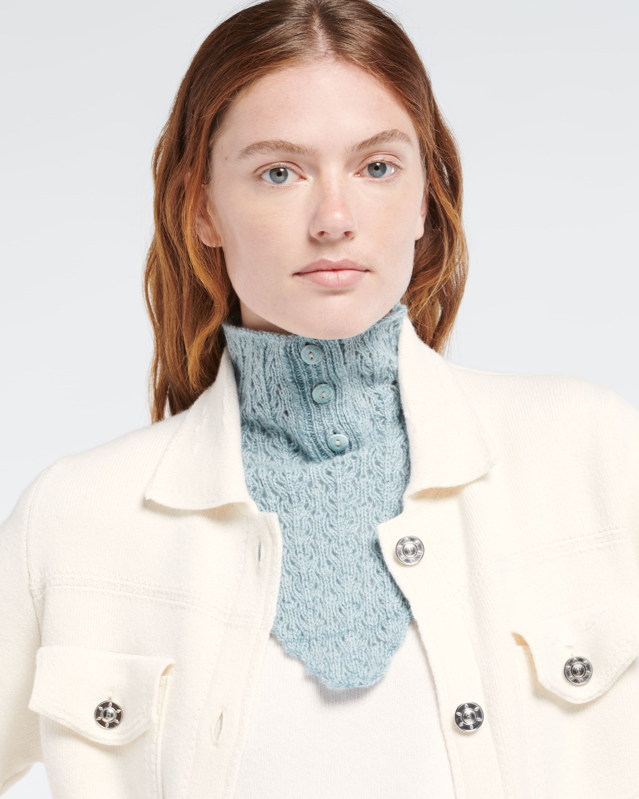 Cashmere lace collar | Barrie - Barrie