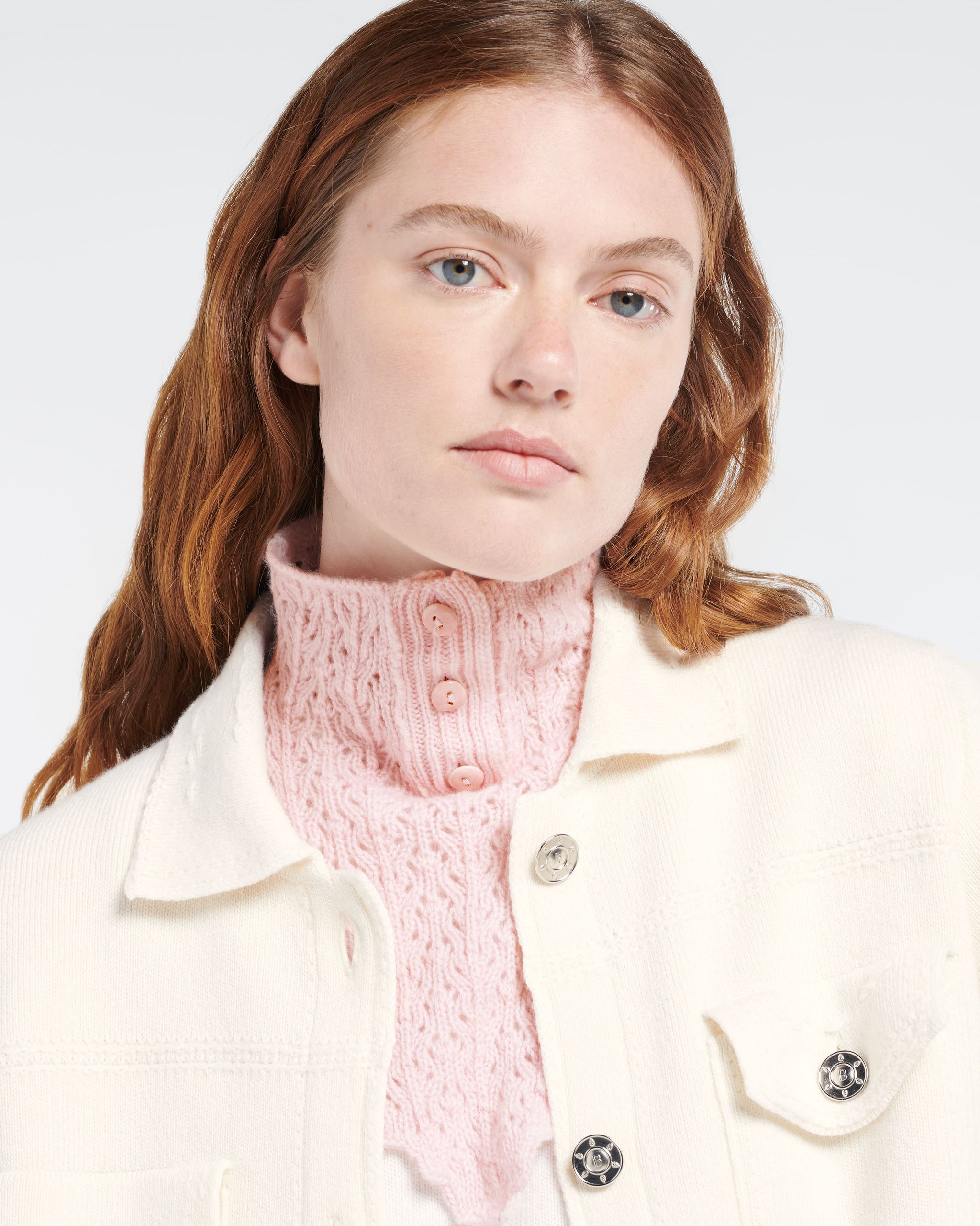 Cashmere lace collar | Barrie - Barrie