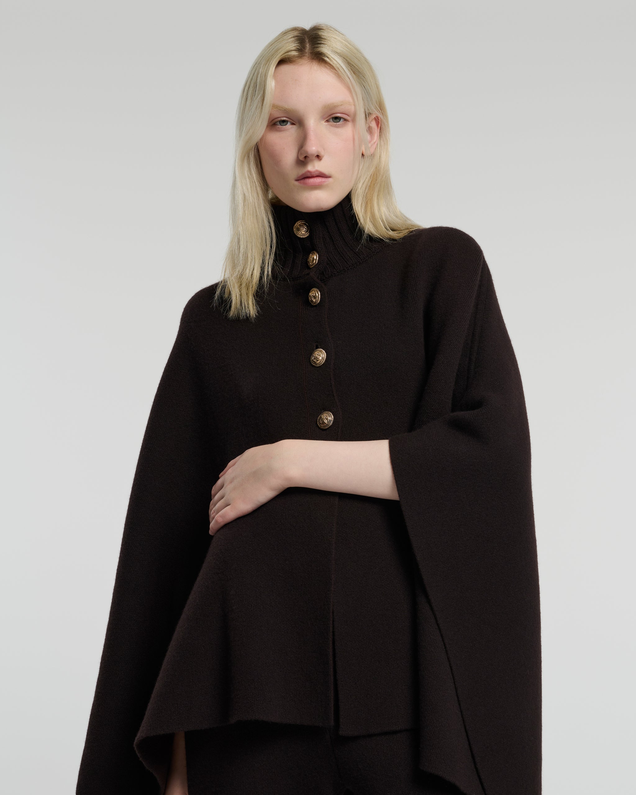 캐시미어 소재 케이프 | Barrie - Barrie