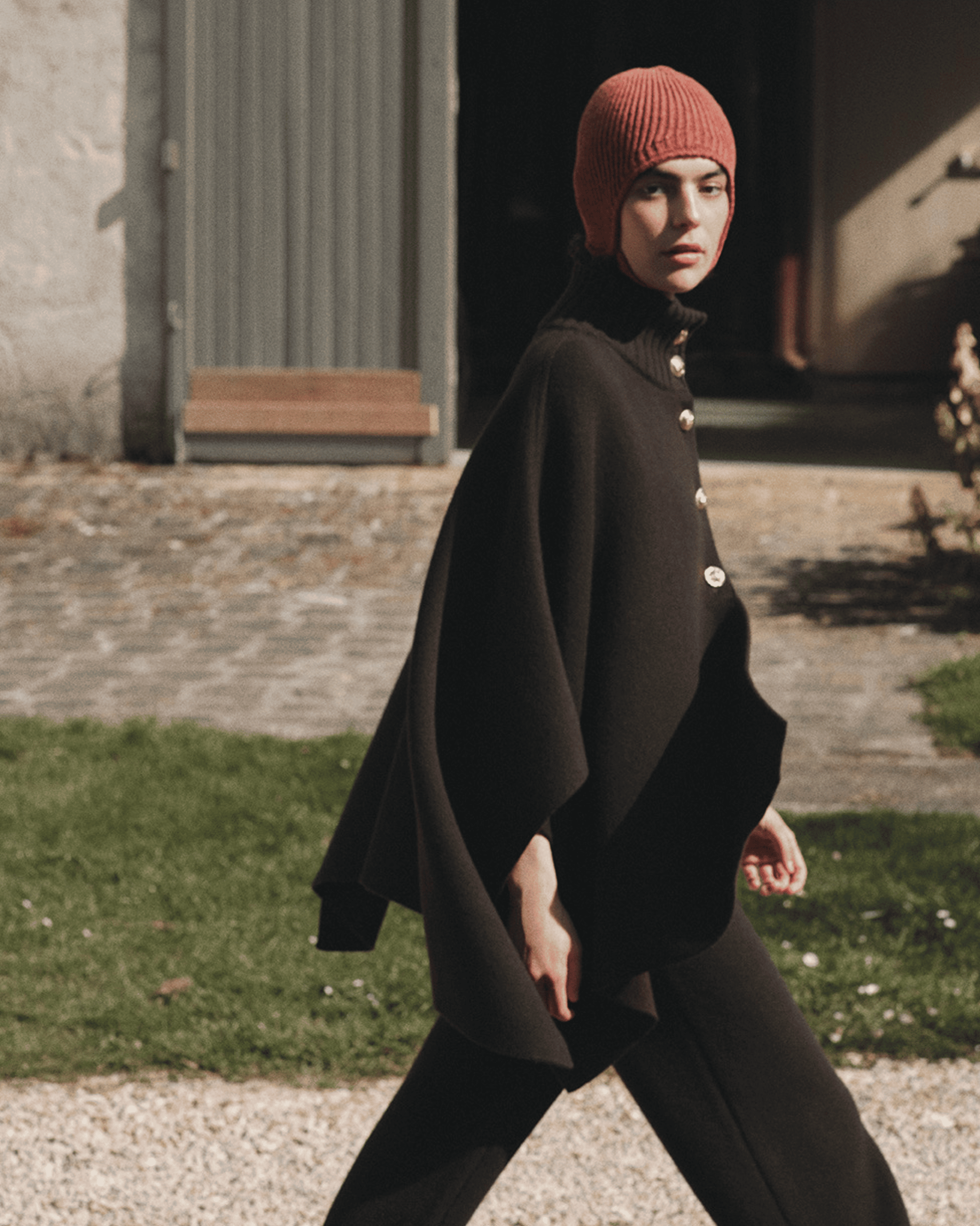 캐시미어 소재 케이프 | Barrie - Barrie