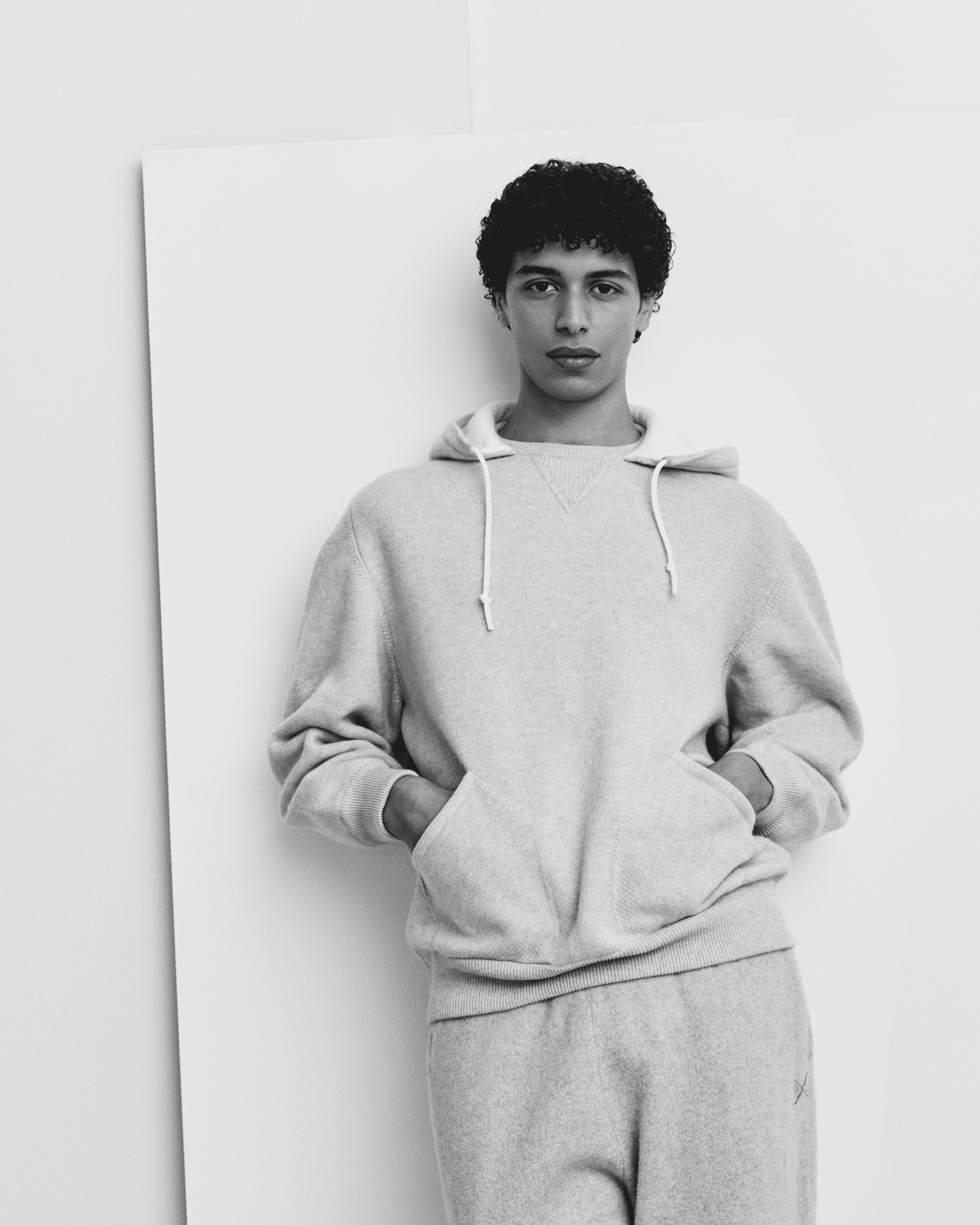 Sweat à capuche sportswear en cachemire et coton | Barrie - Barrie