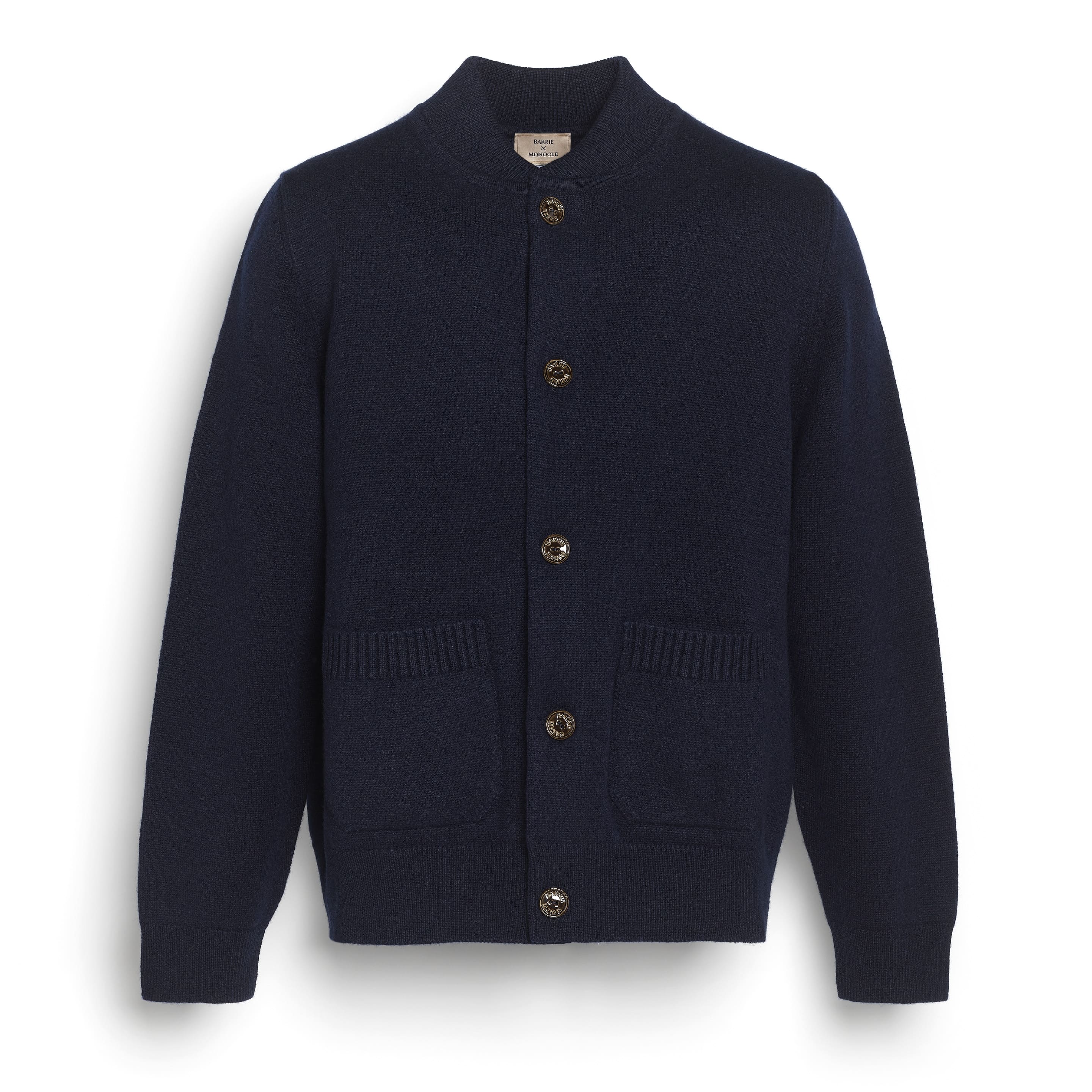 Chunky cashmere cardigan<br>Barrie x Monocle