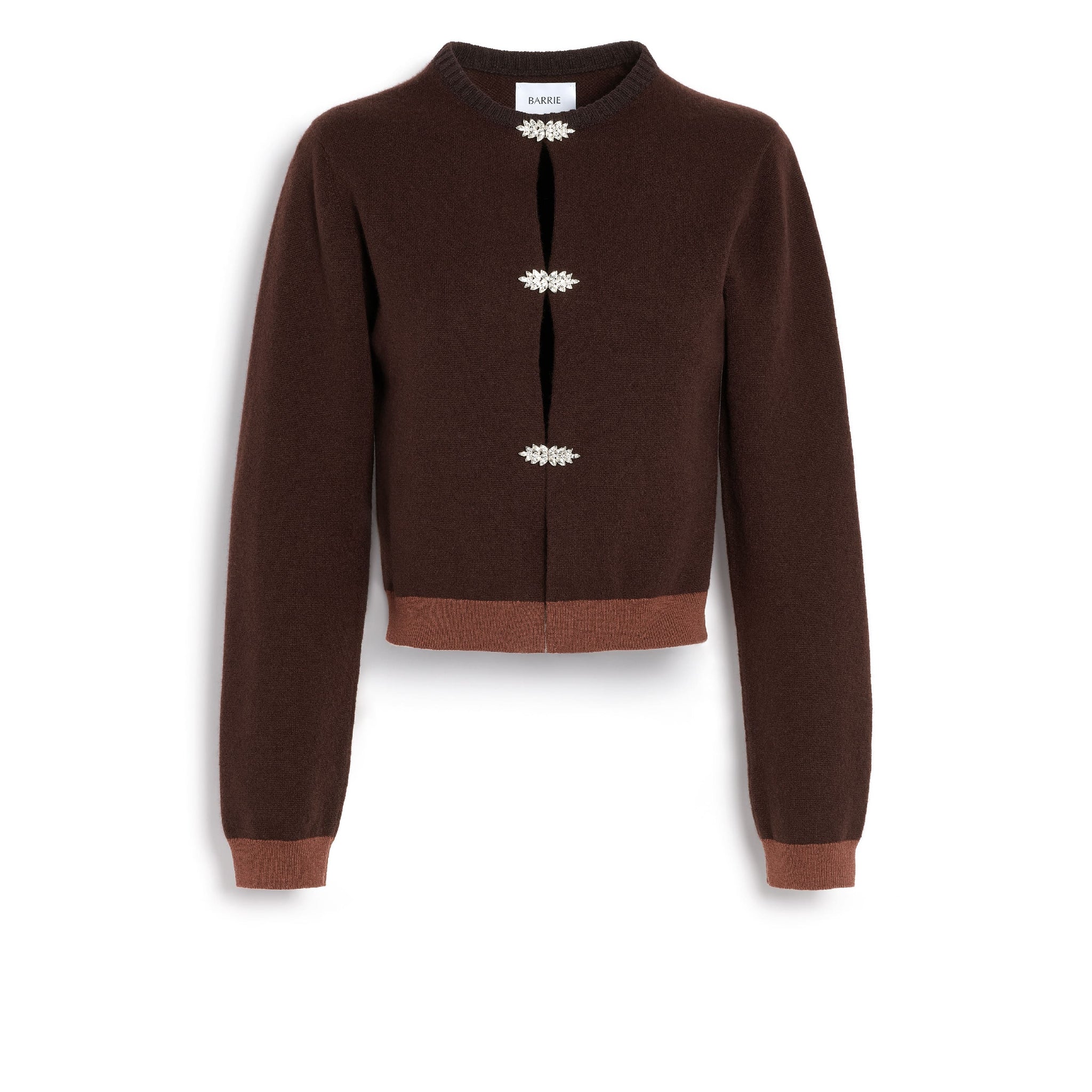 Cashmere cardigan with jewelled details - Barrie