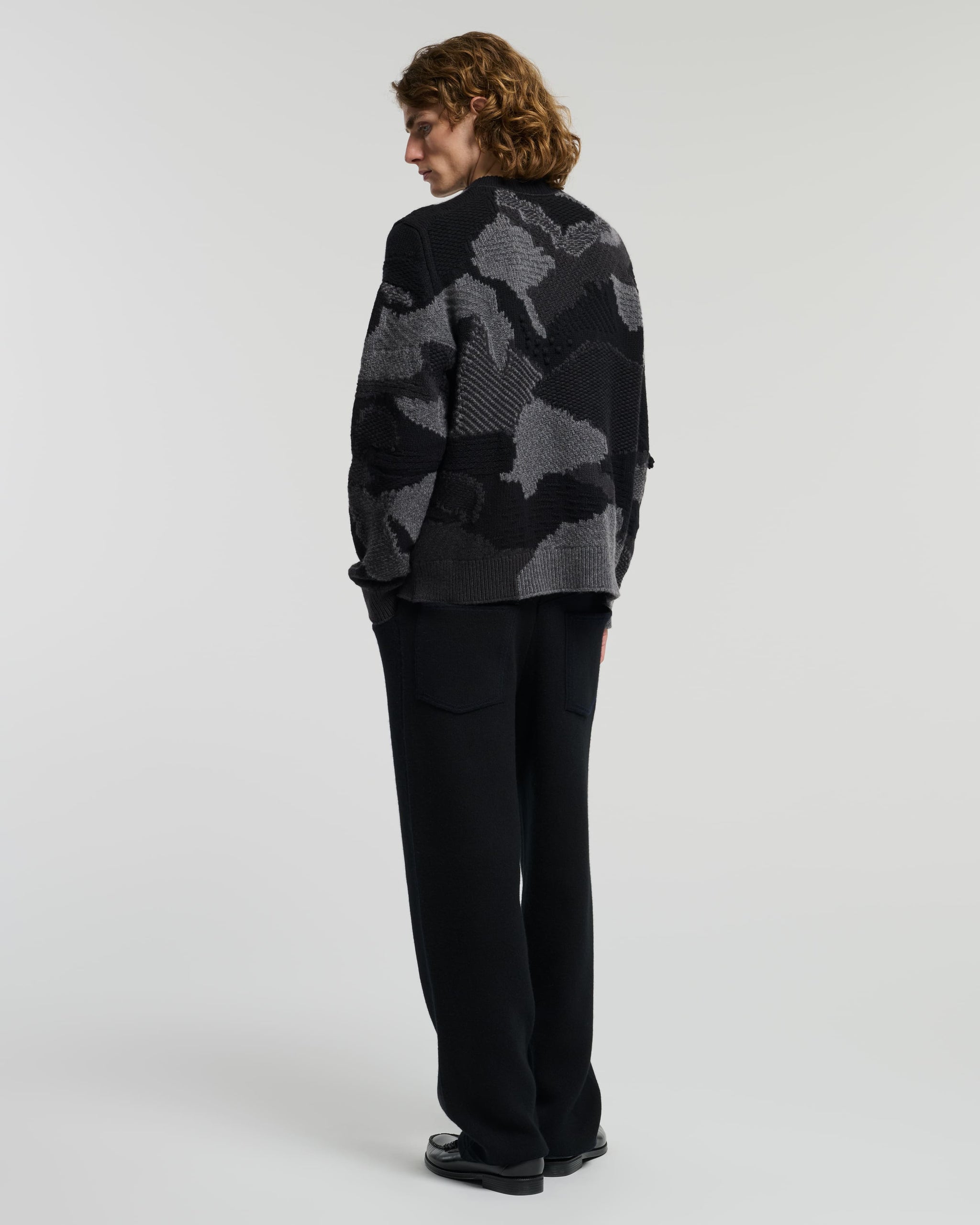 랜드스케이프 패턴 캐시미어 니트웨어 | Barrie - Barrie