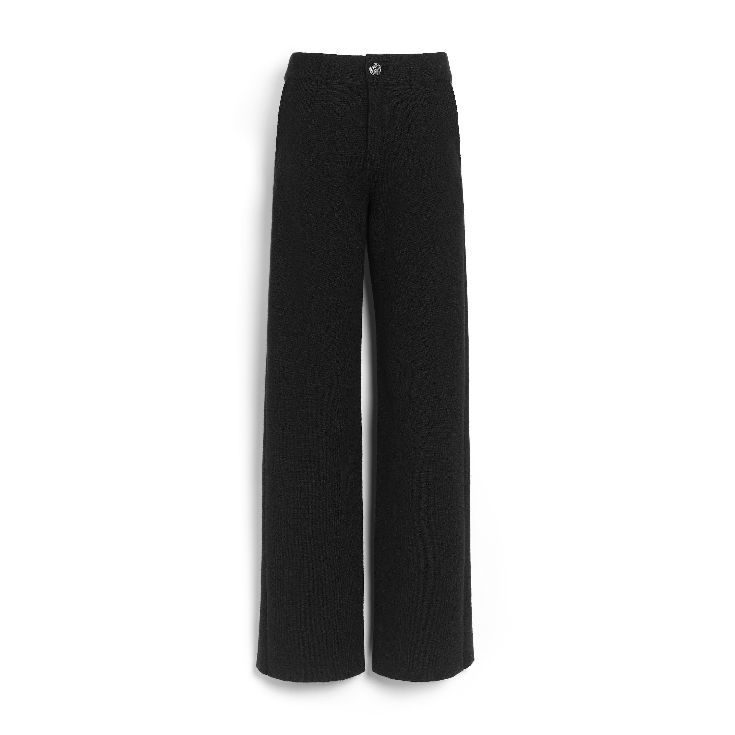 Chunky cashmere trousers