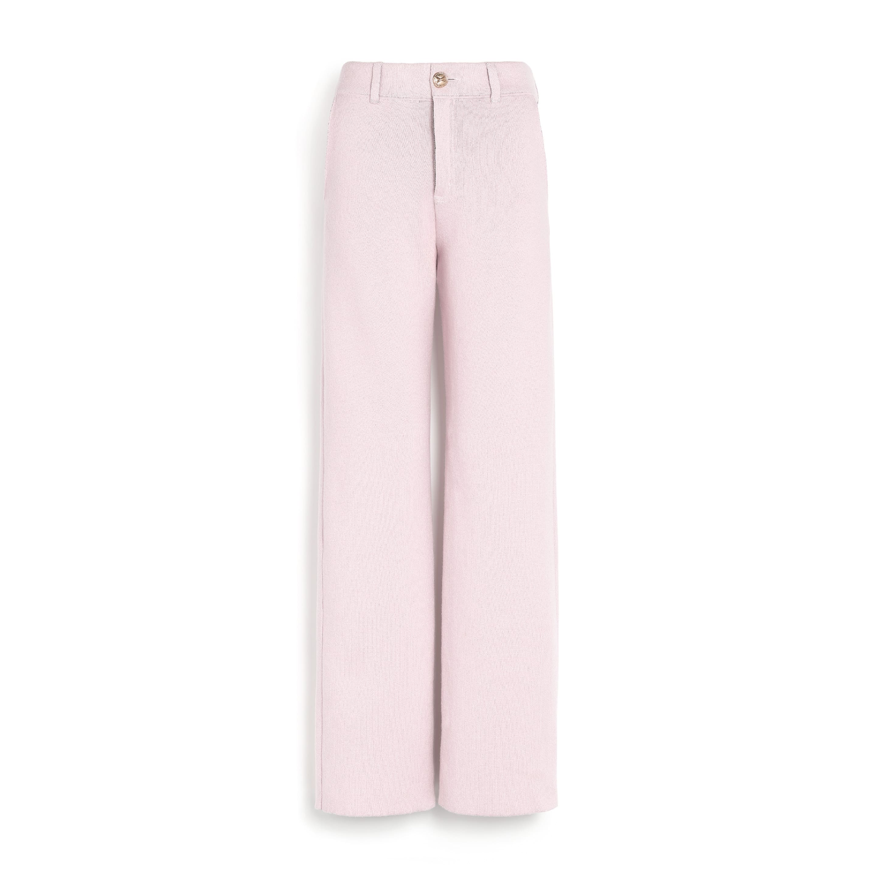 Chunky cashmere trousers