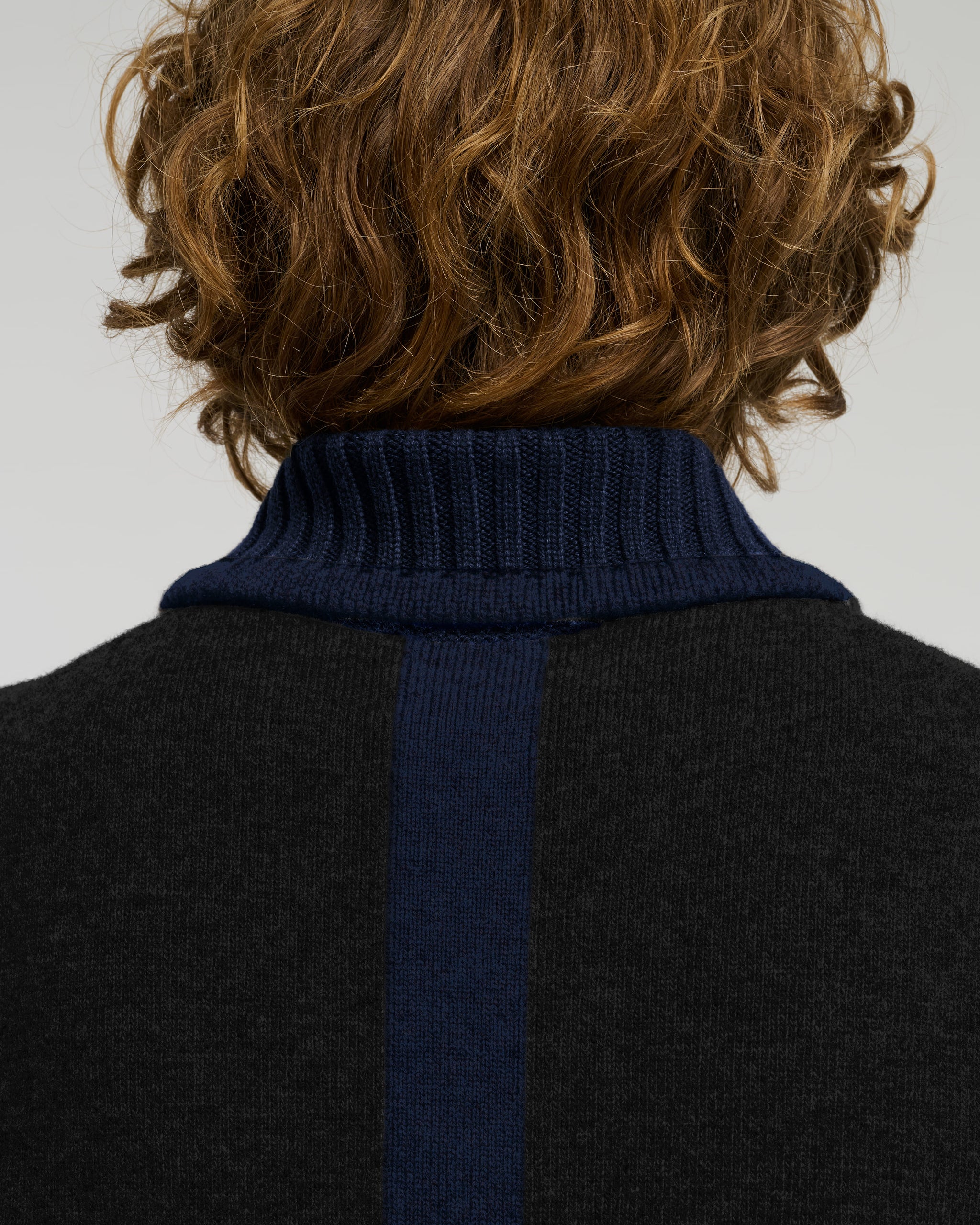 Trompe-l'œil jacket in cashmere and wool | Barrie - Barrie