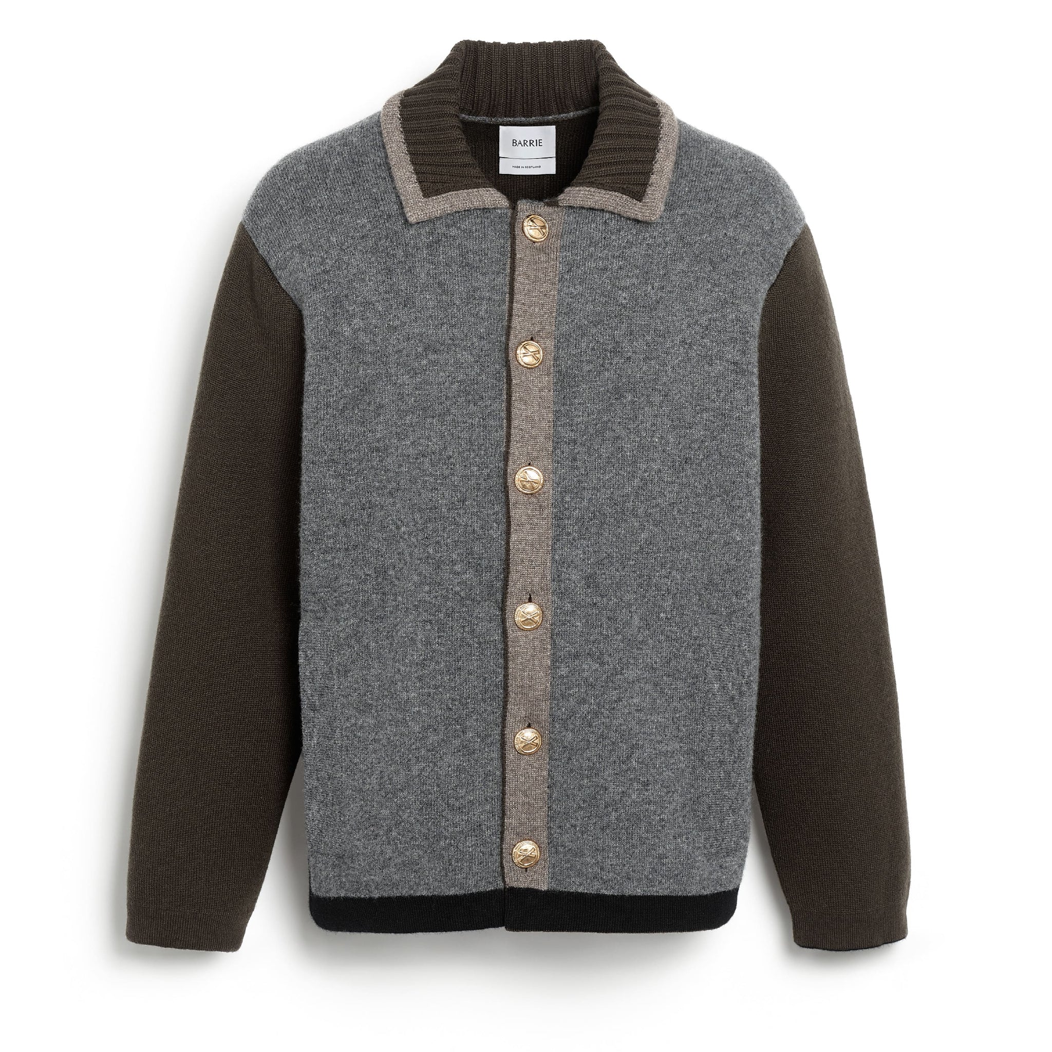 Trompe-l'œil jacket in cashmere and wool | Barrie - Barrie