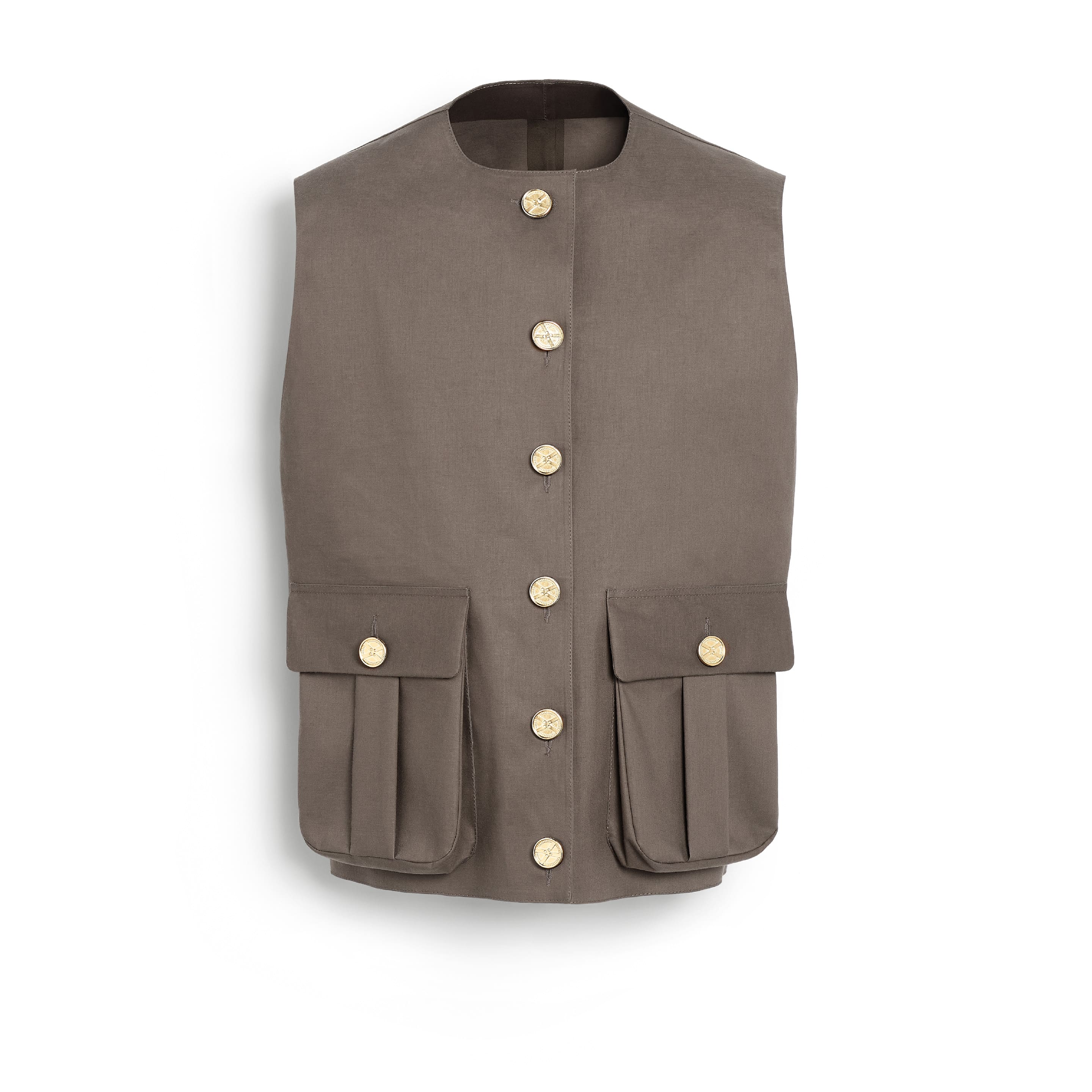 Sleeveless rain jacket
