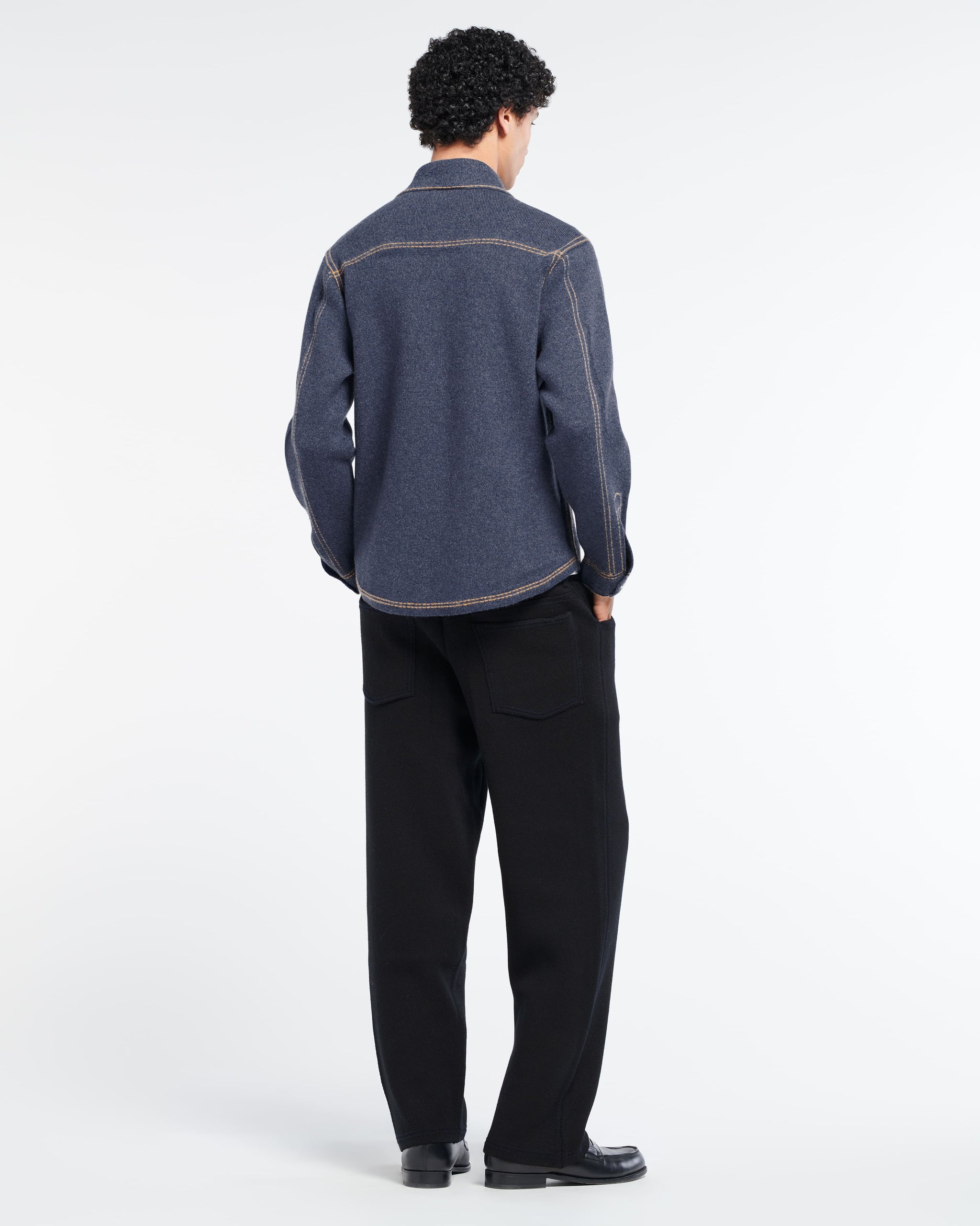 캐시미어와 면 오버 셔츠 | Barrie - Barrie