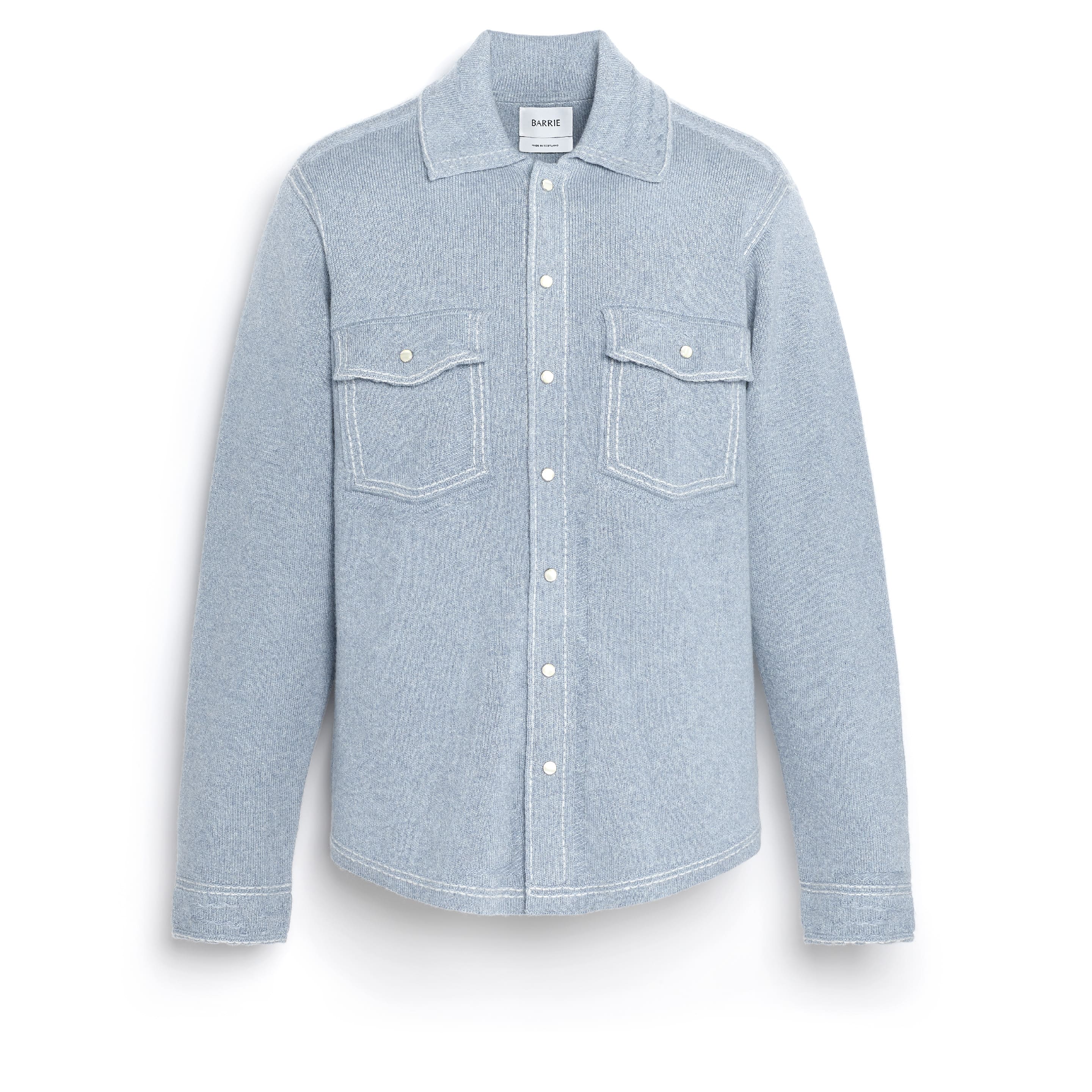 Surchemise Denim en cachemire et coton