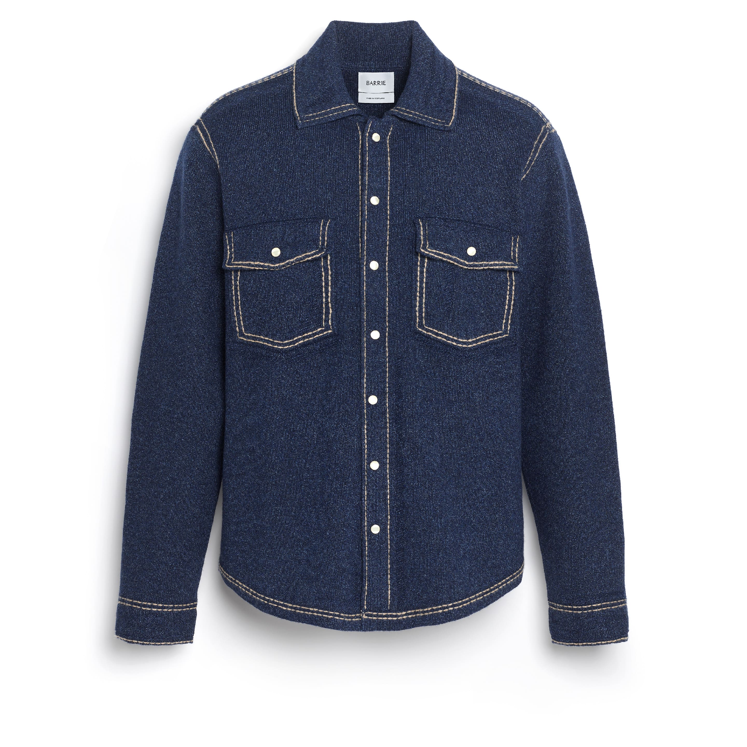 Surchemise Denim en cachemire et coton