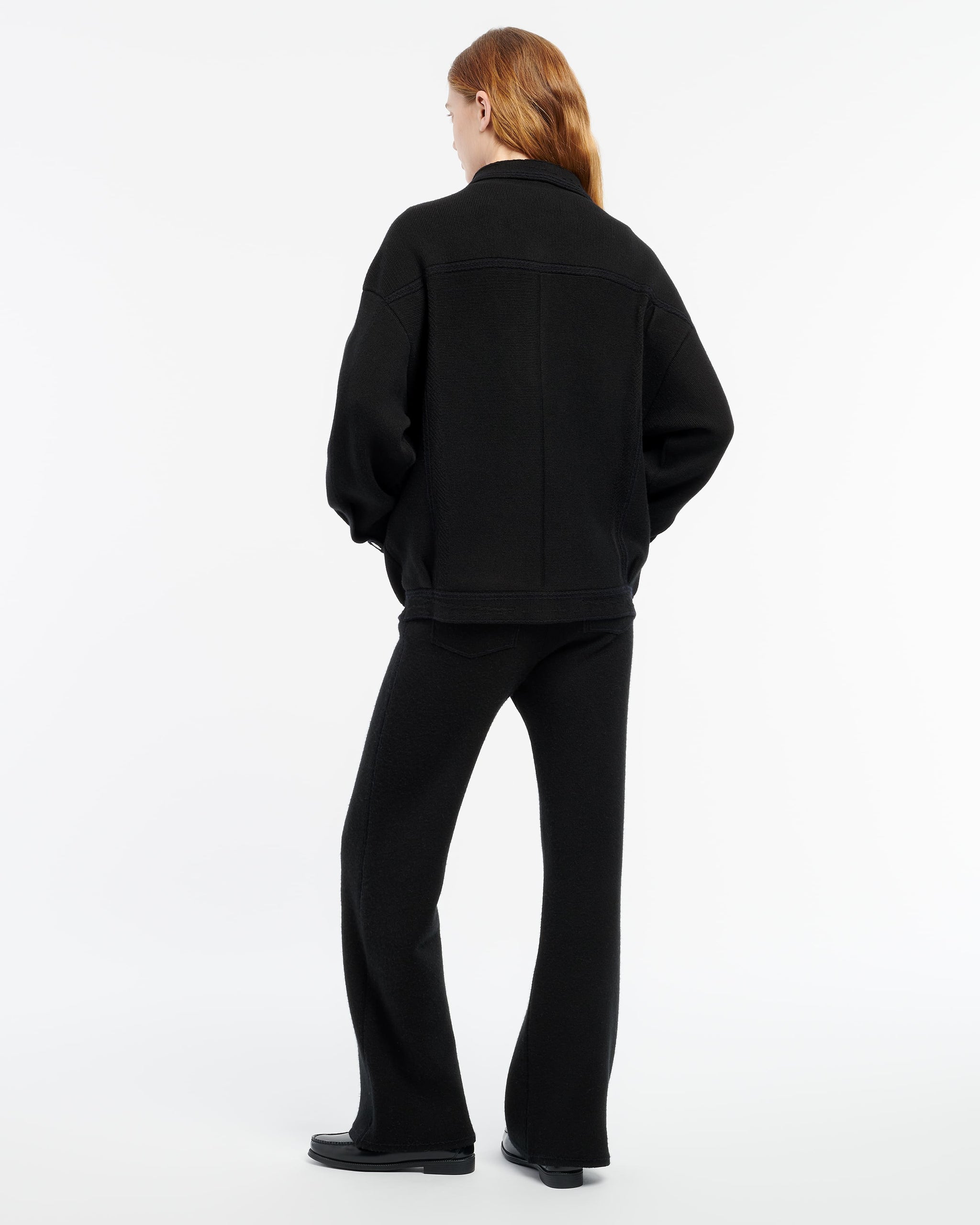 Veste Denim oversize en cachemire et coton | Barrie - Barrie