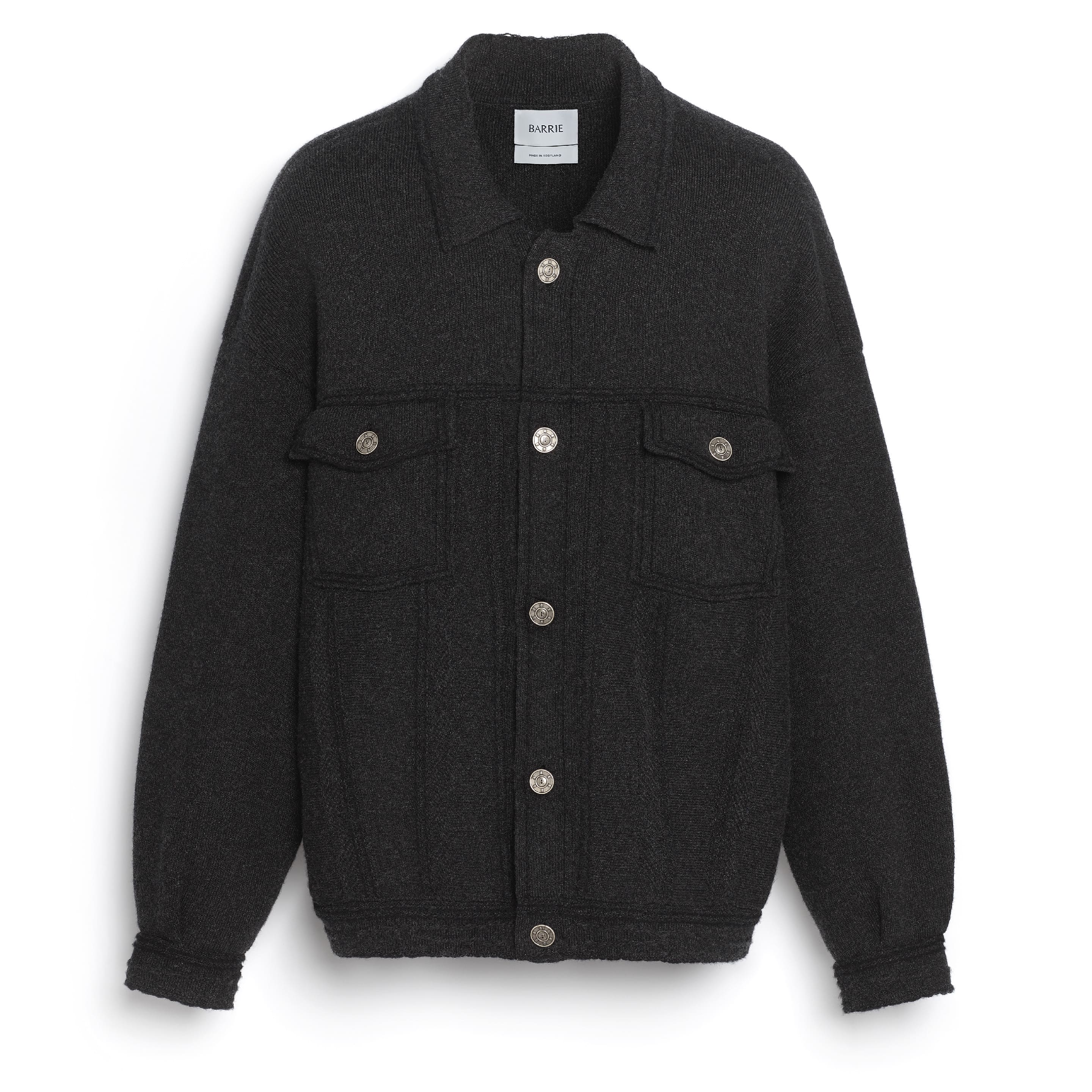 Veste Denim oversize en cachemire et coton