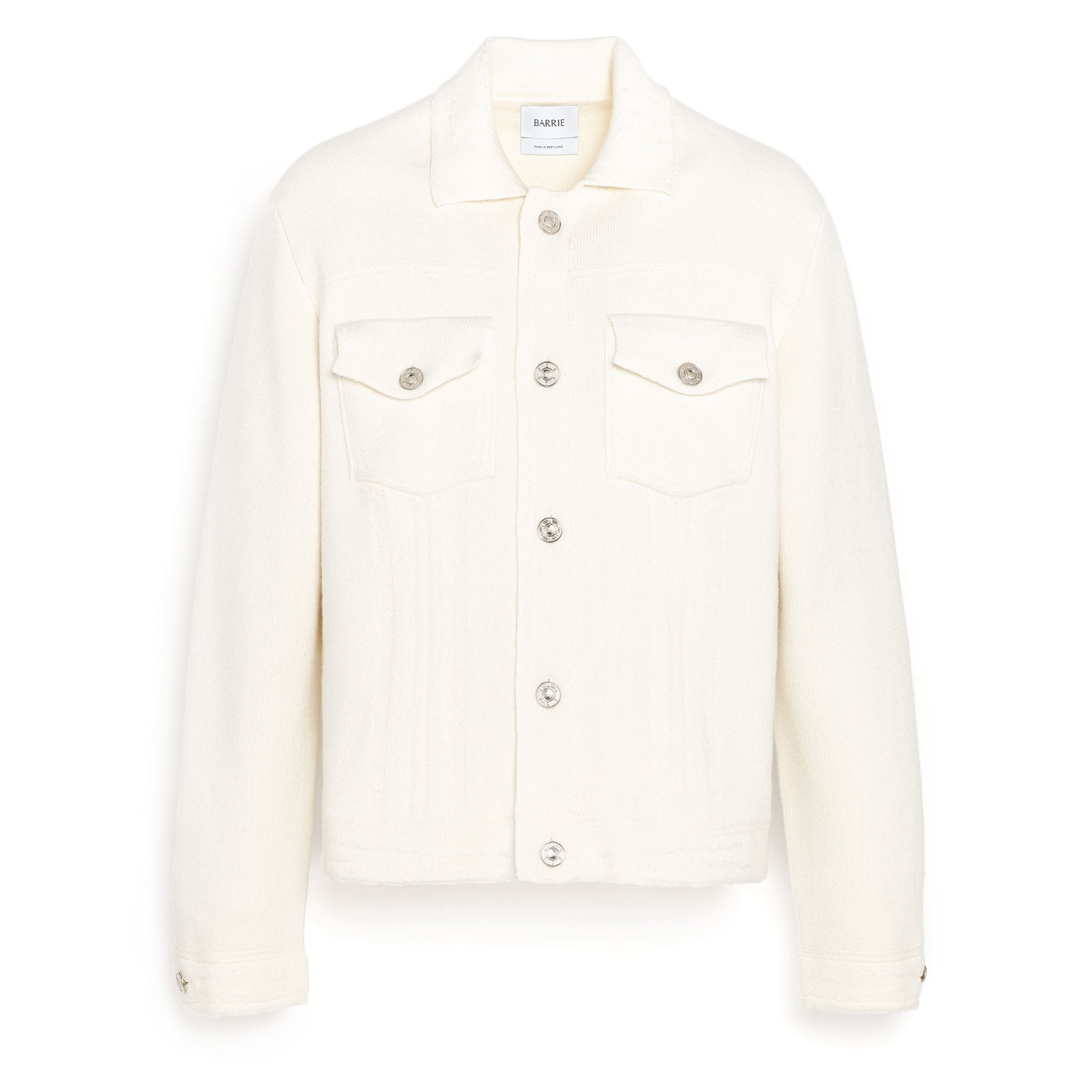 Denim cashmere and cotton jacket | Barrie - Barrie