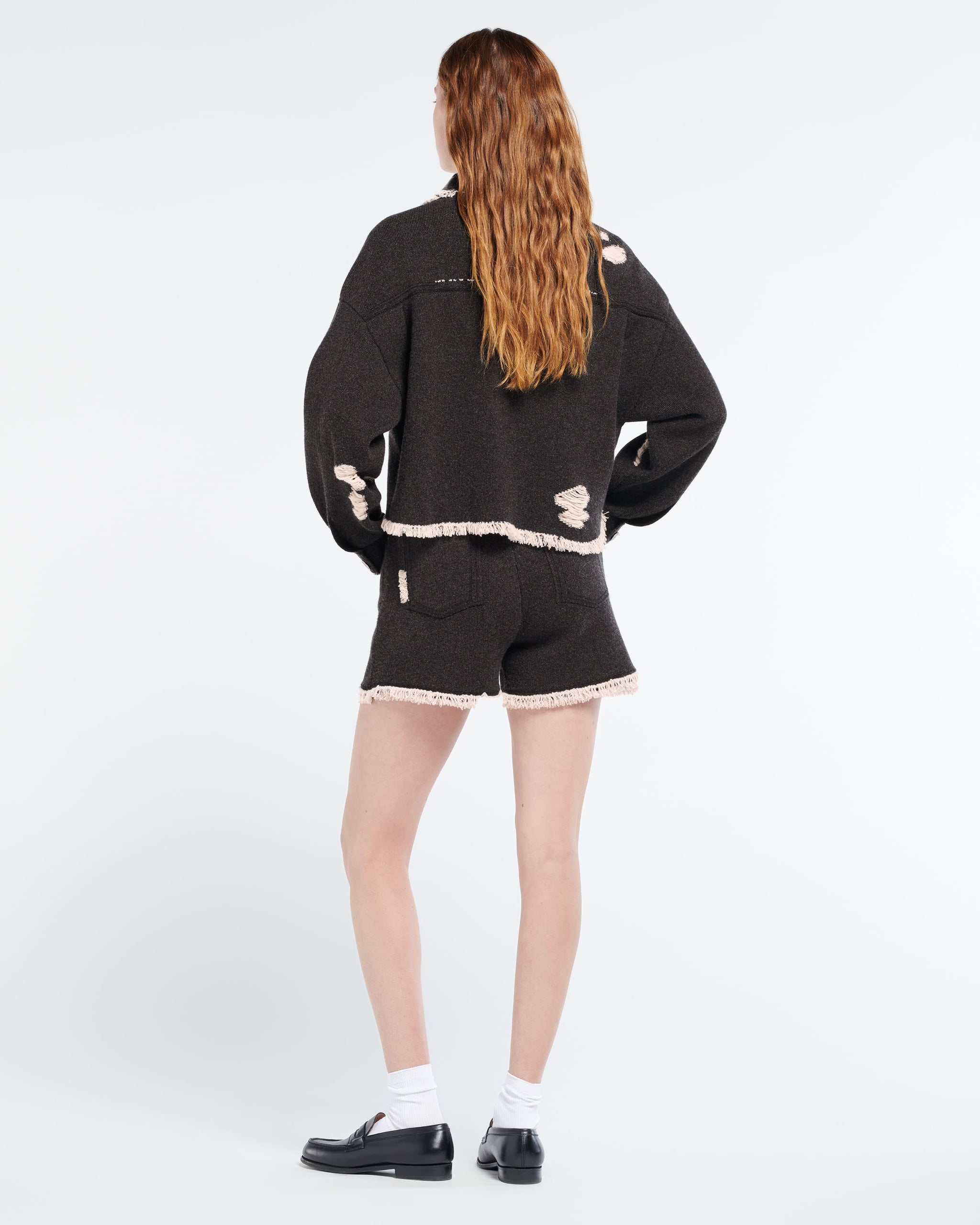 Short Denim à franges | Barrie - Barrie