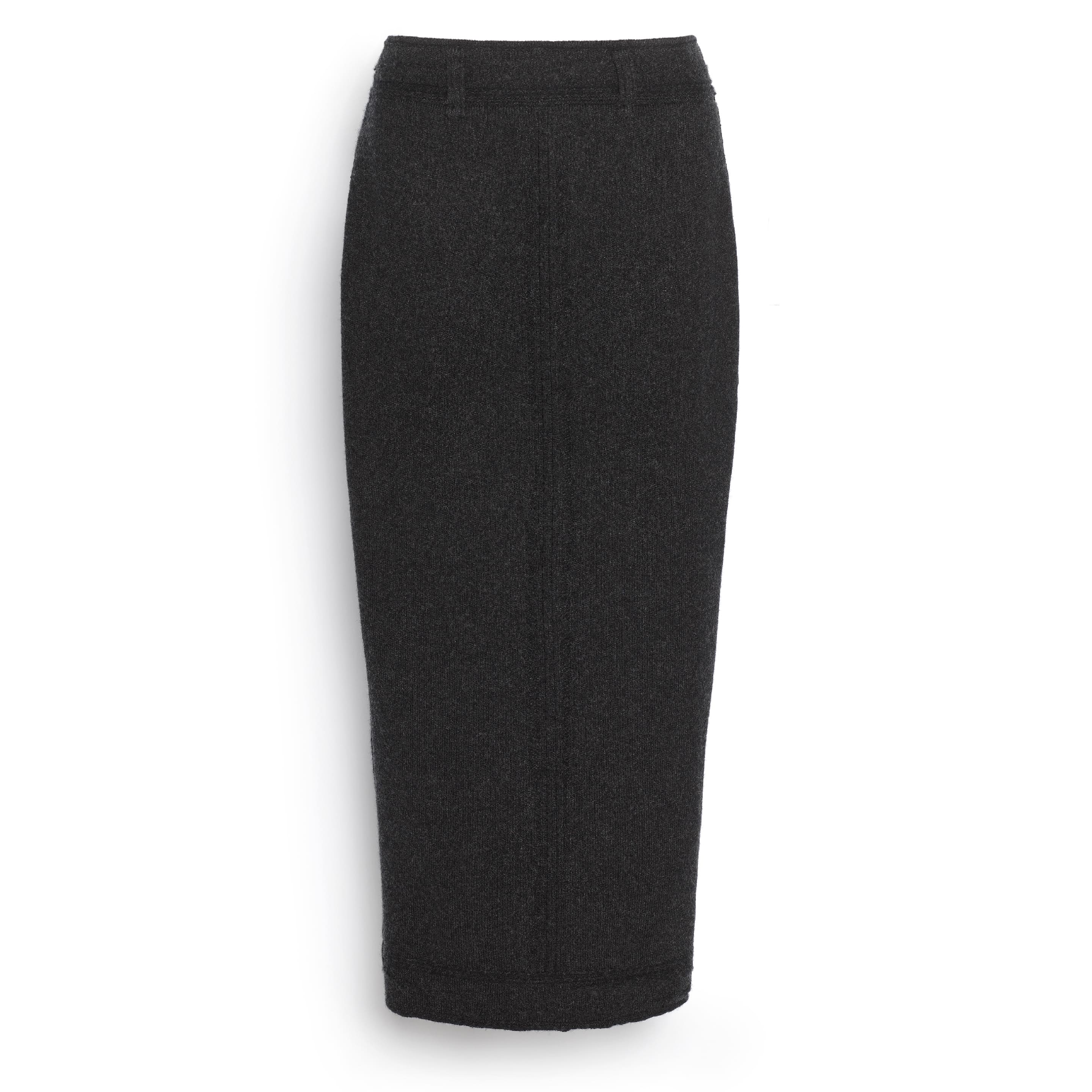 Jupe longue Denim en cachemire et coton