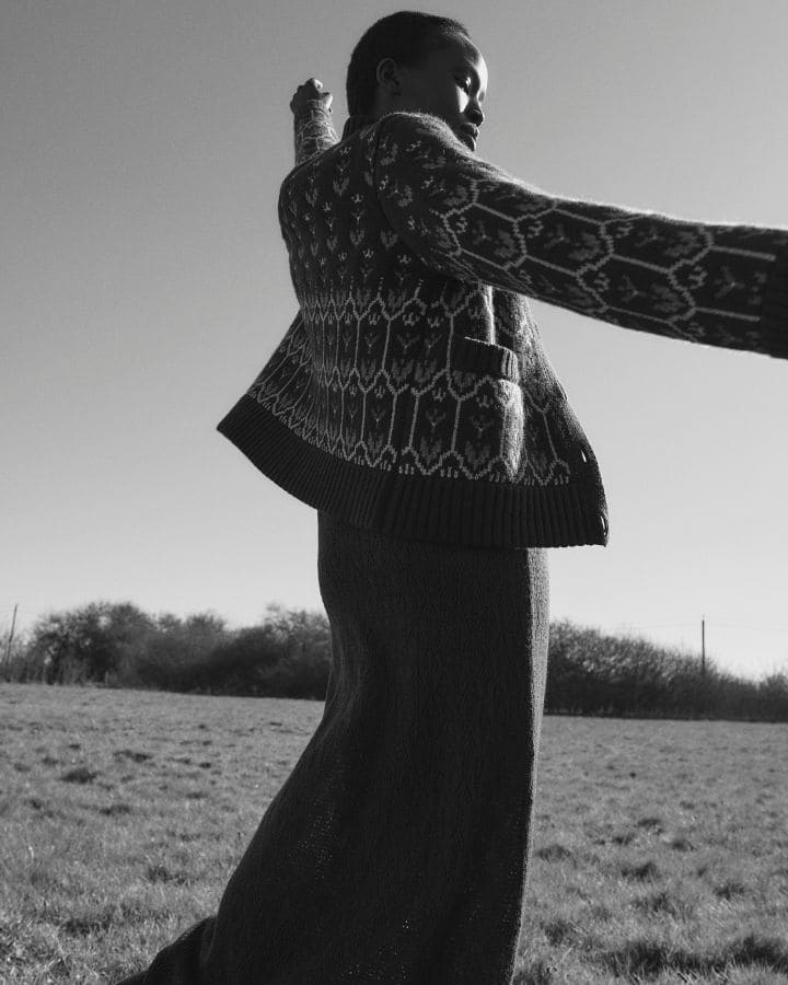Cashmere long dress | Barrie.com
