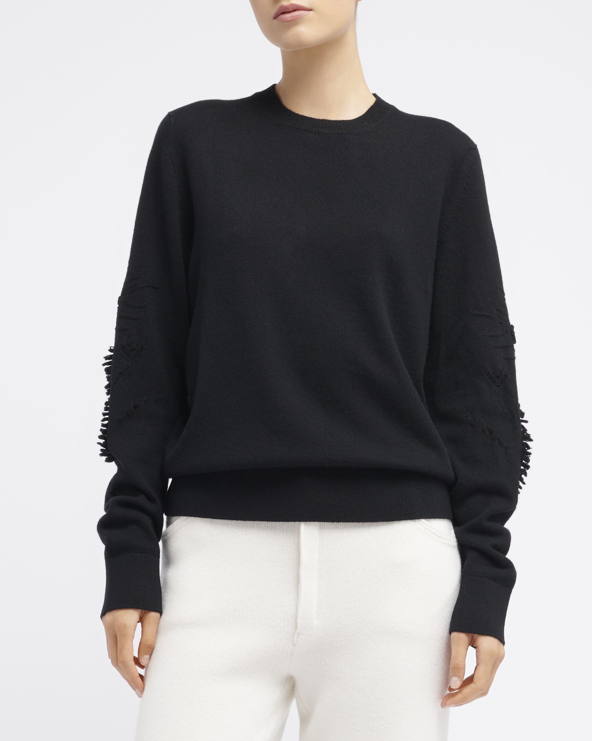 캐시미어 라운드넥 아이코닉 니트웨어 | Barrie - Barrie