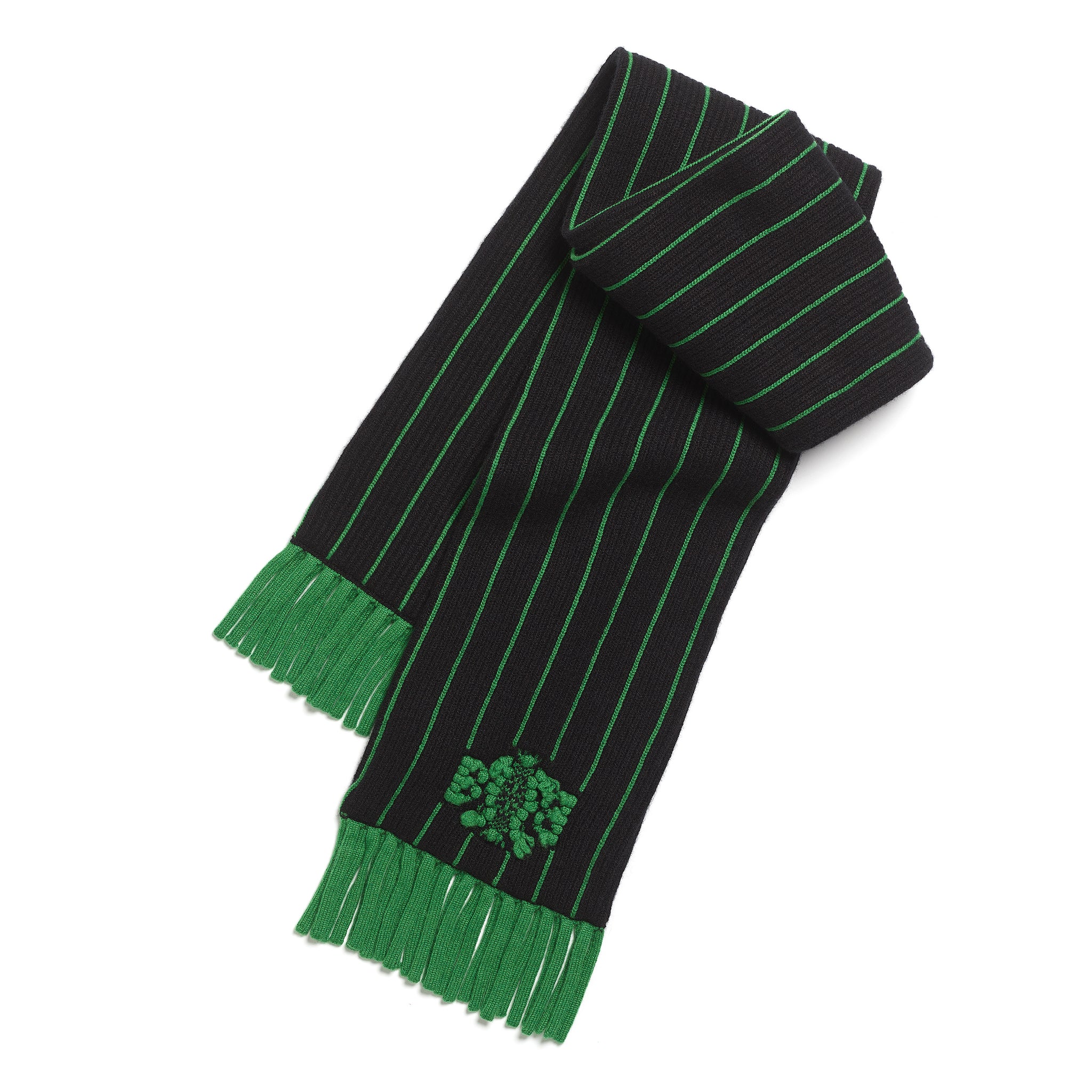 Cashmere striped scarf | Barrie - Barrie