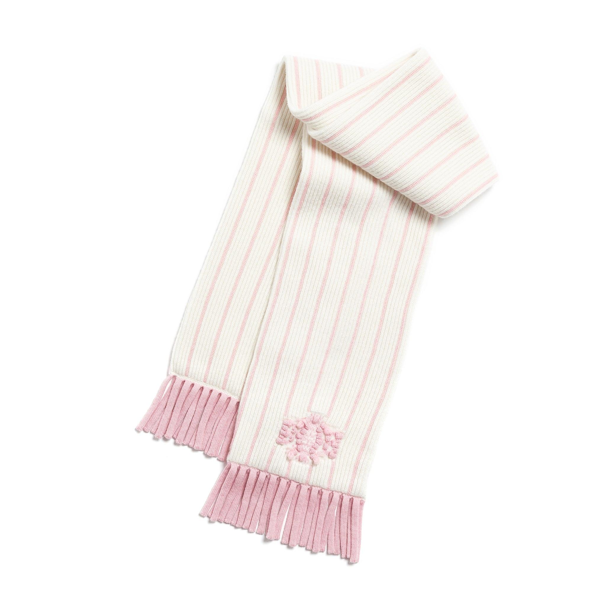 Cashmere striped scarf | Barrie - Barrie