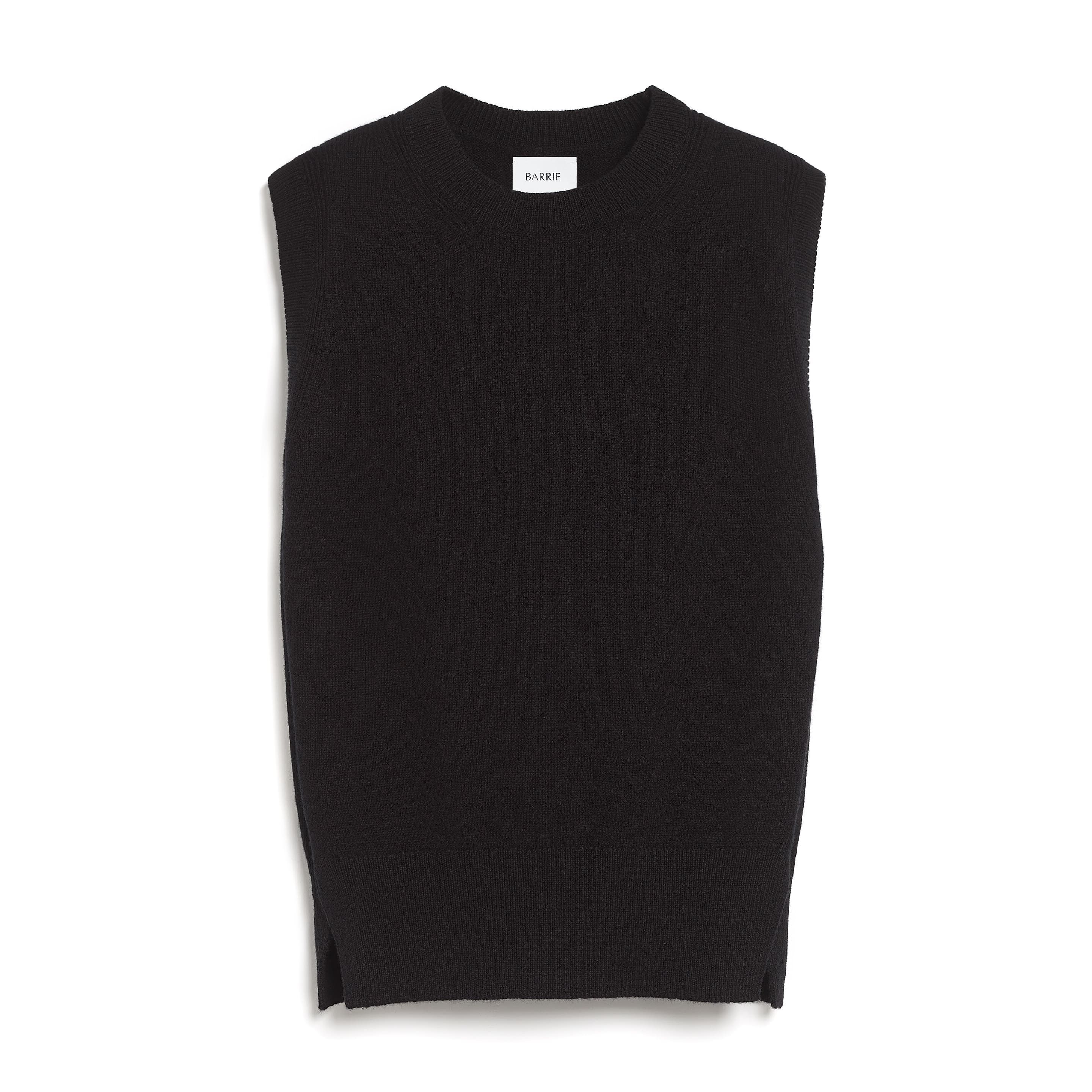 Pull iconique sans manches en cachemire
